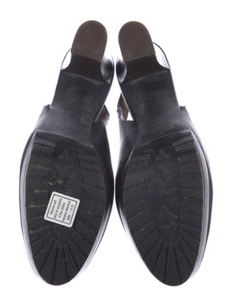 Marni Leather Slingback Pumps