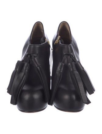 Marni Leather Tassel Accents Pumps