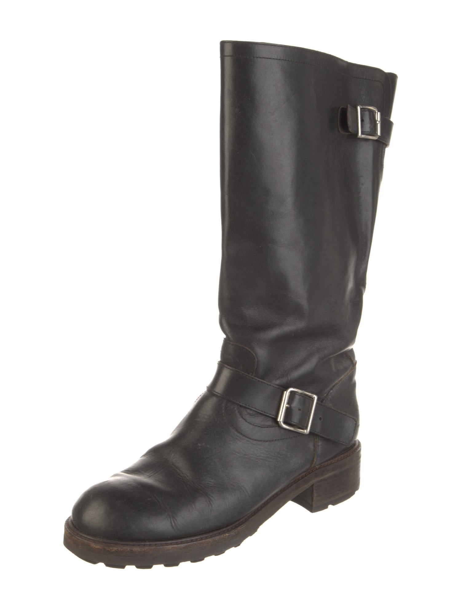 Marni Leather Moto Boots