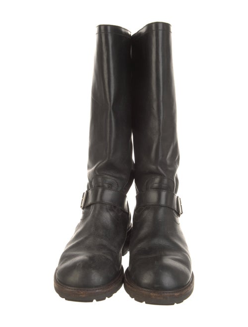 Marni Leather Moto Boots