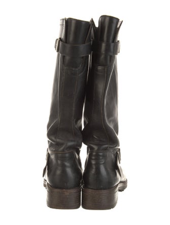 Marni Leather Moto Boots