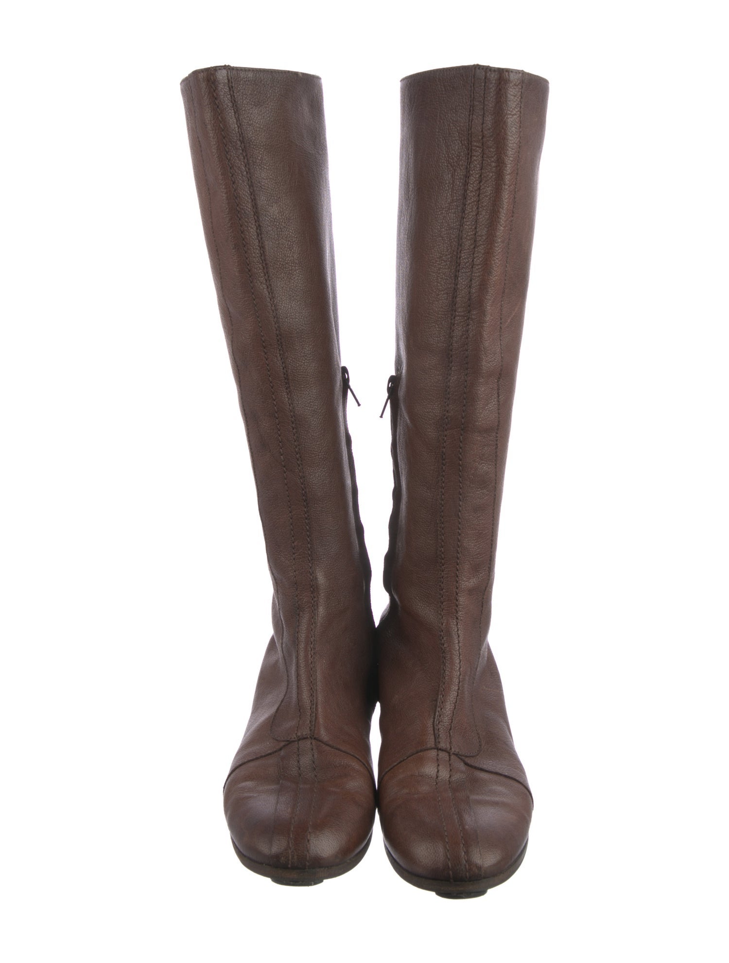 Marni Leather Riding Boots