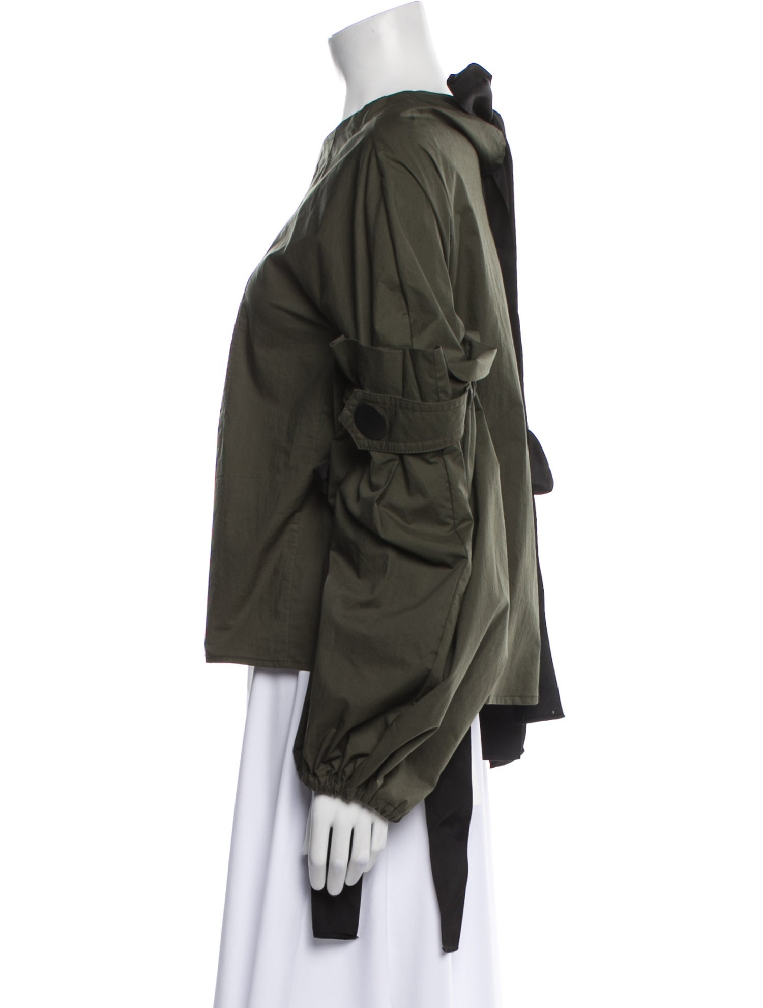 Marni Mock Neck Long Sleeve Blouse