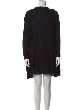 Marni Mock Neck Mini Dress