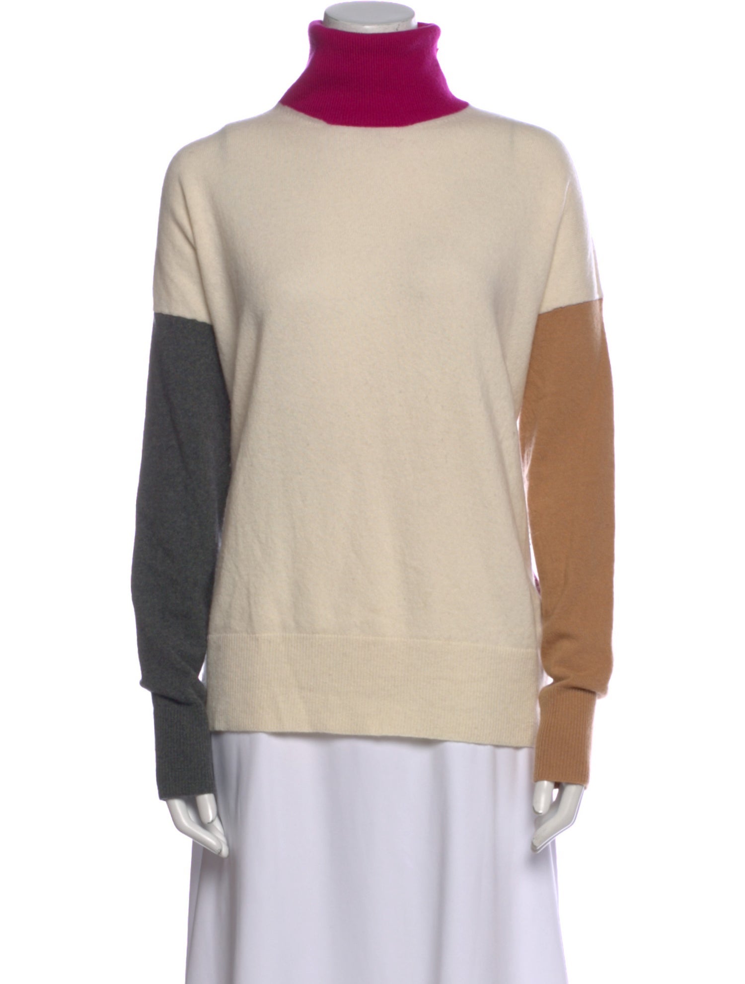 Marni Cashmere Colorblock Pattern Sweater