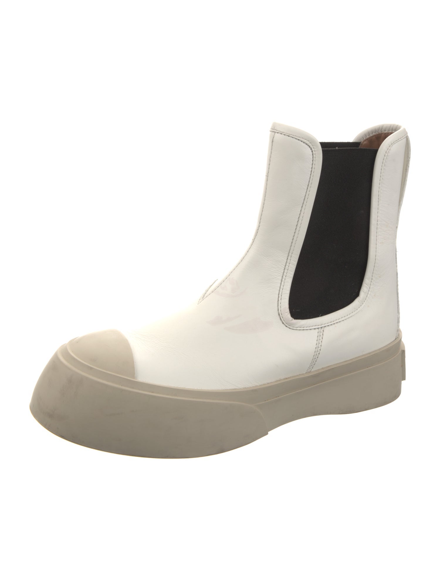 Marni Leather Chelsea Boots