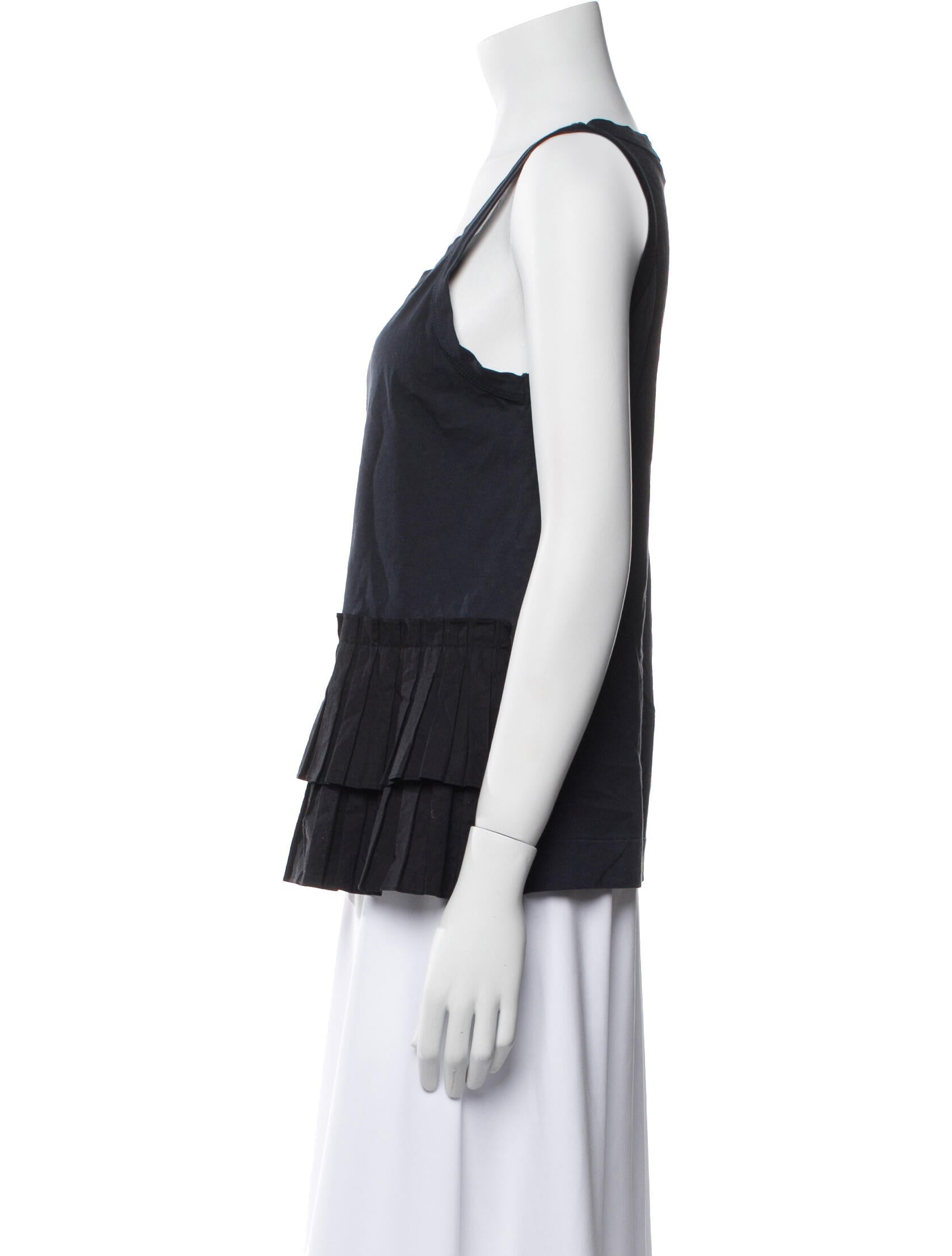 Marni Scoop Neck Sleeveless Top