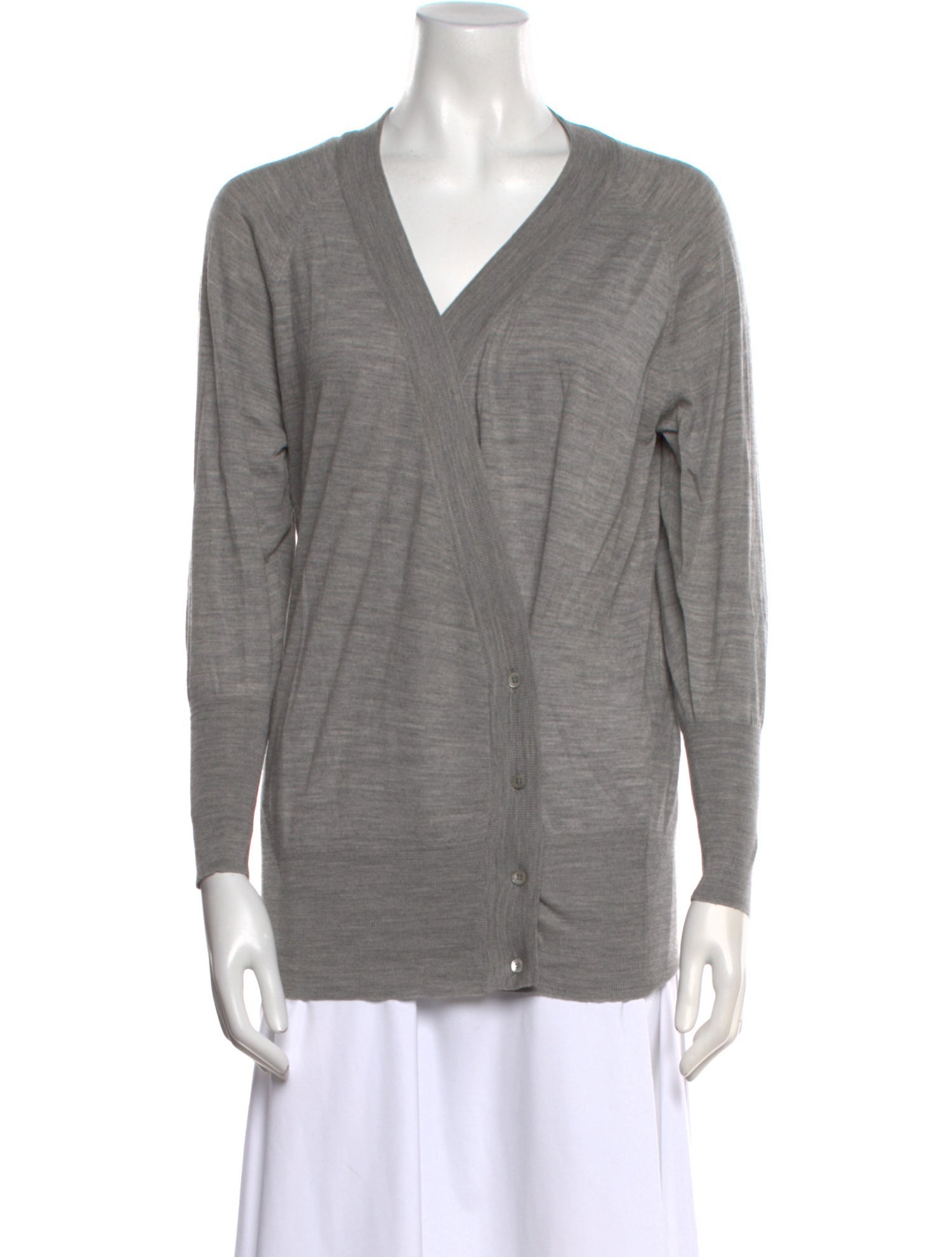 Marni V-Neck Long Sleeve Top