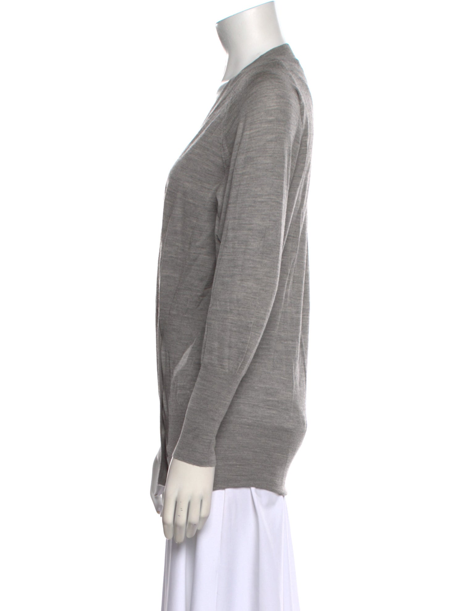 Marni V-Neck Long Sleeve Top