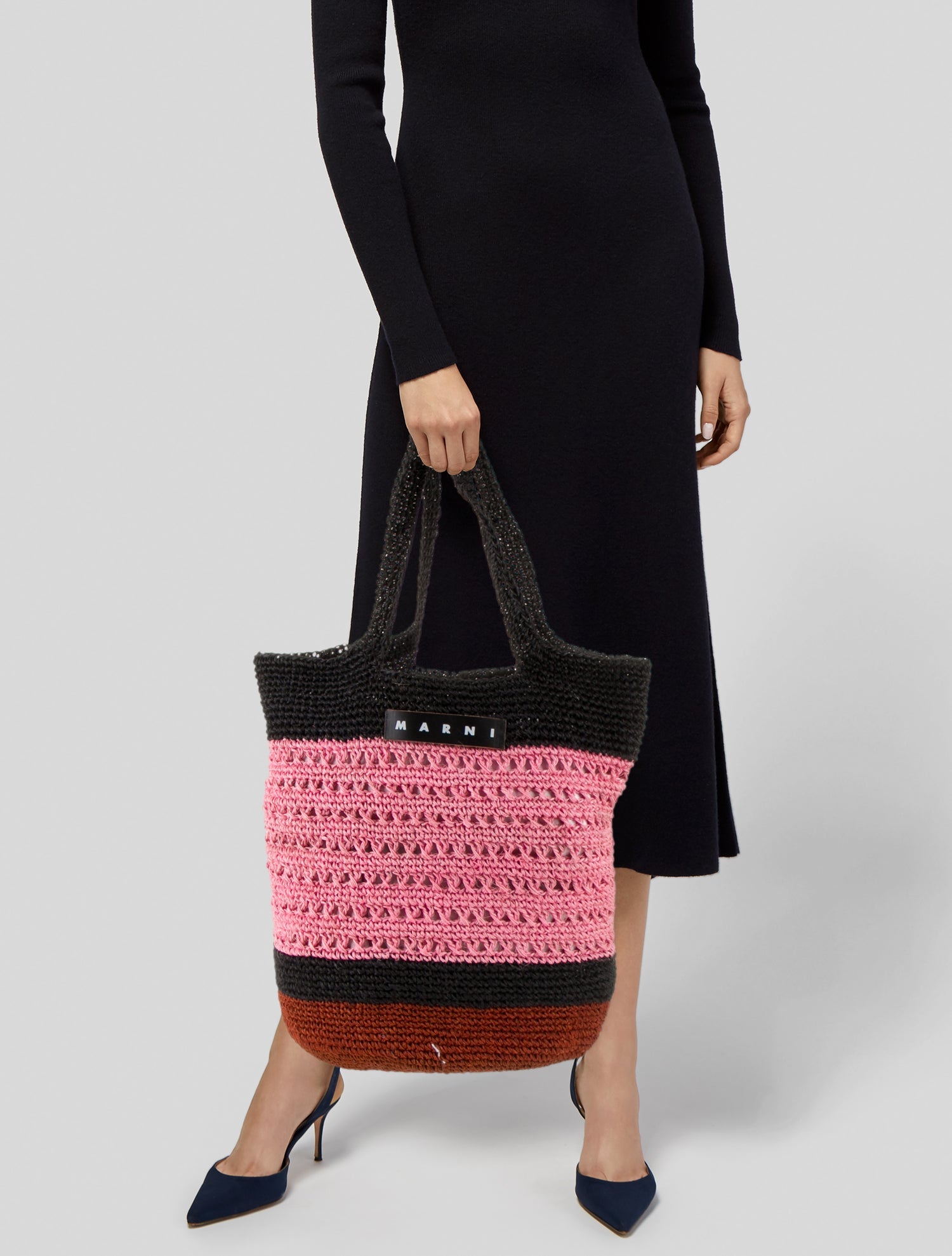 Marni Raffia Shoulder Bag