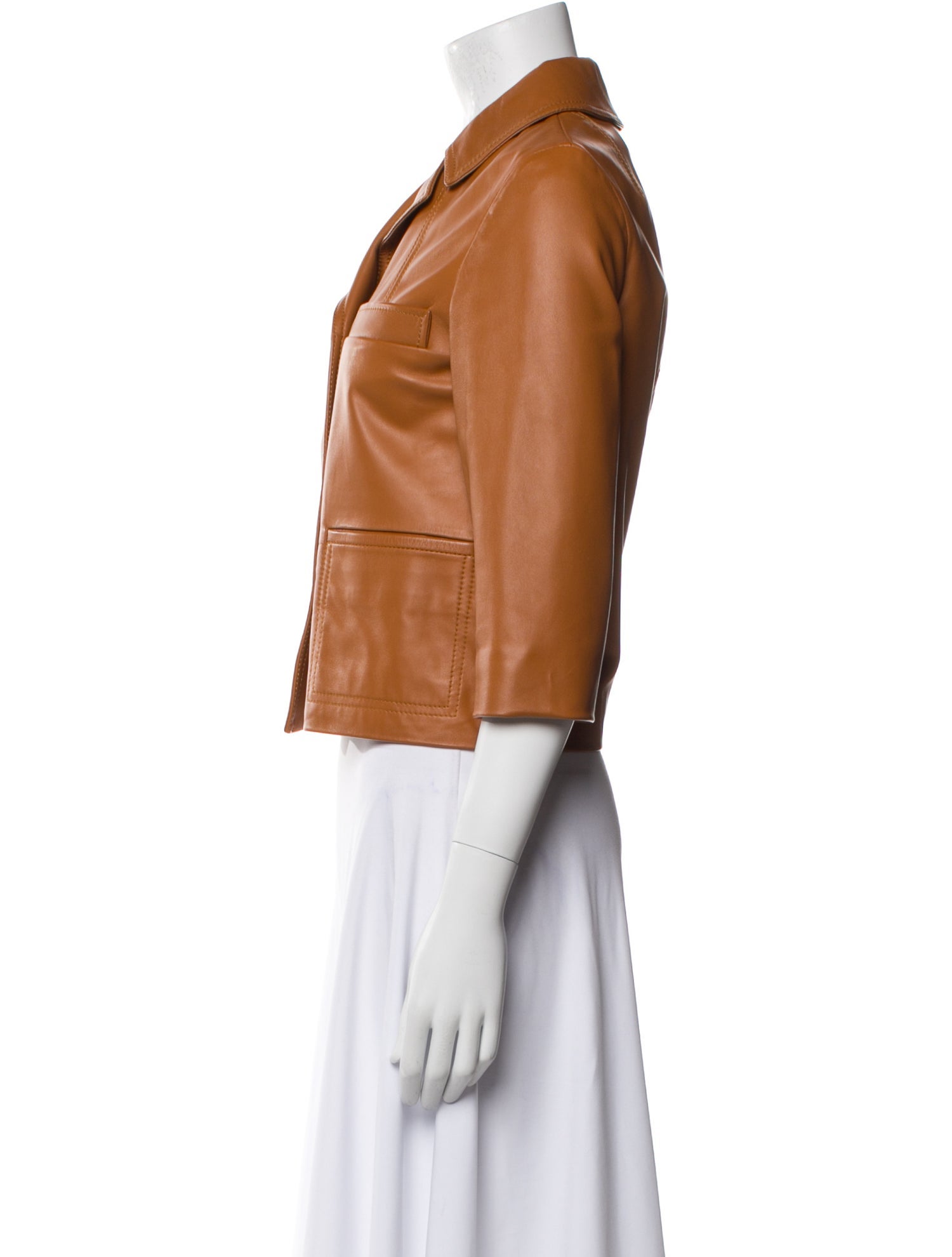 Marni Faux Leather Blazer