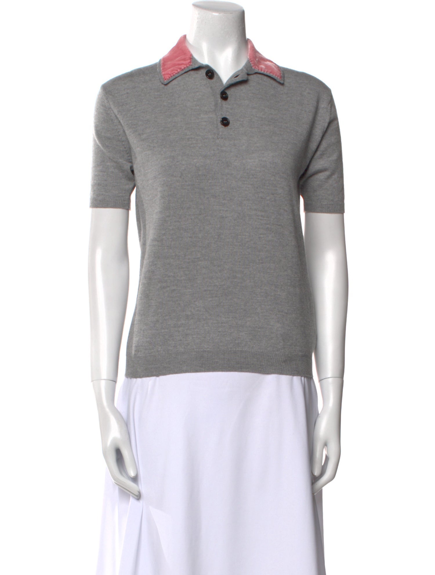 Marni Virgin Wool Short Sleeve Polo