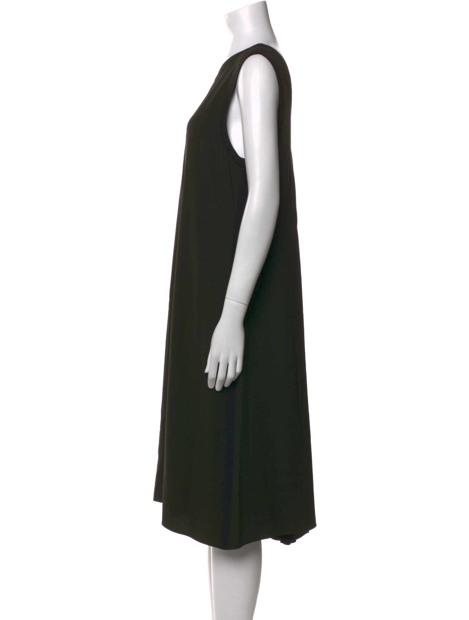 Marni Scoop Neck Midi Length Dress