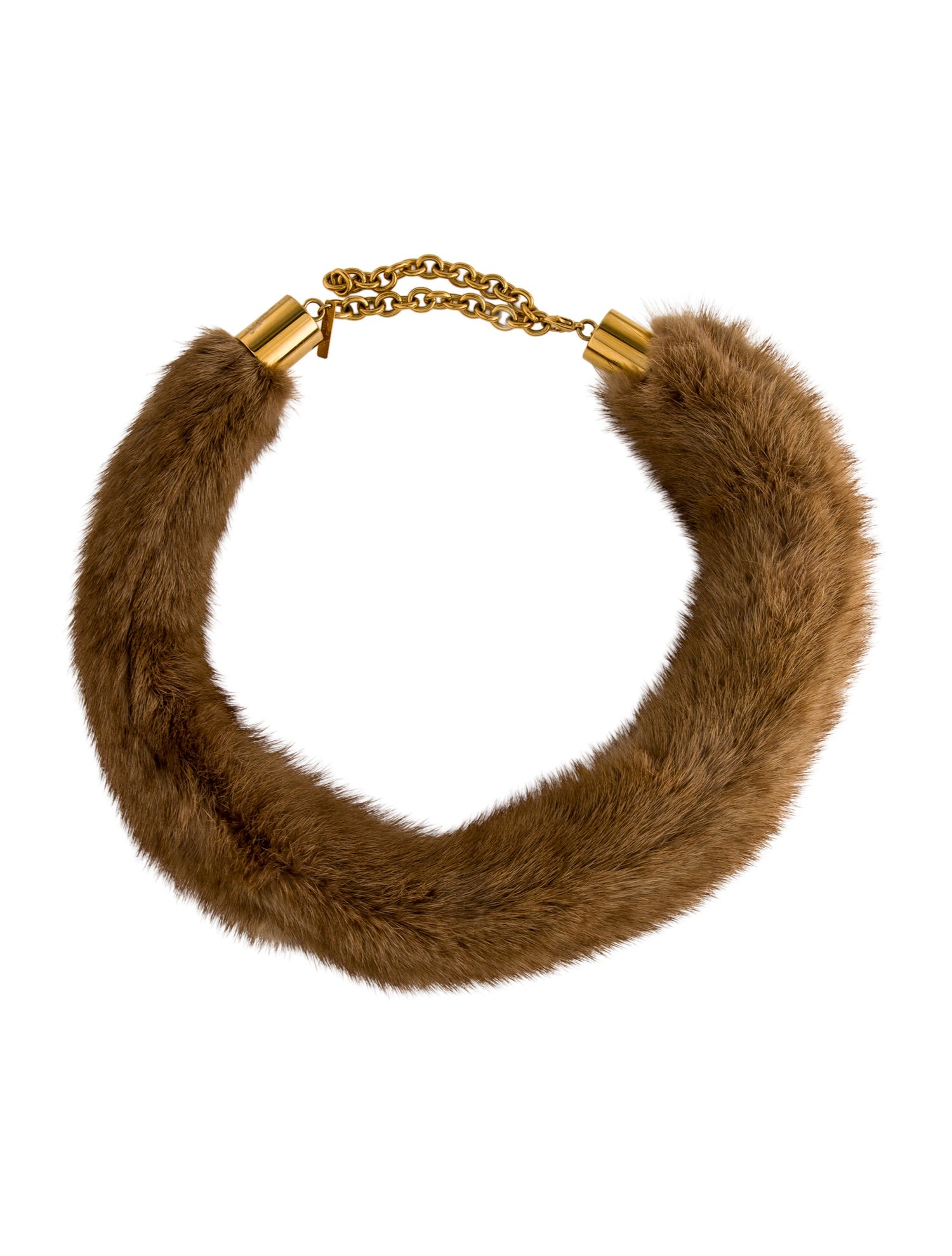Marni Fur Collar Necklace