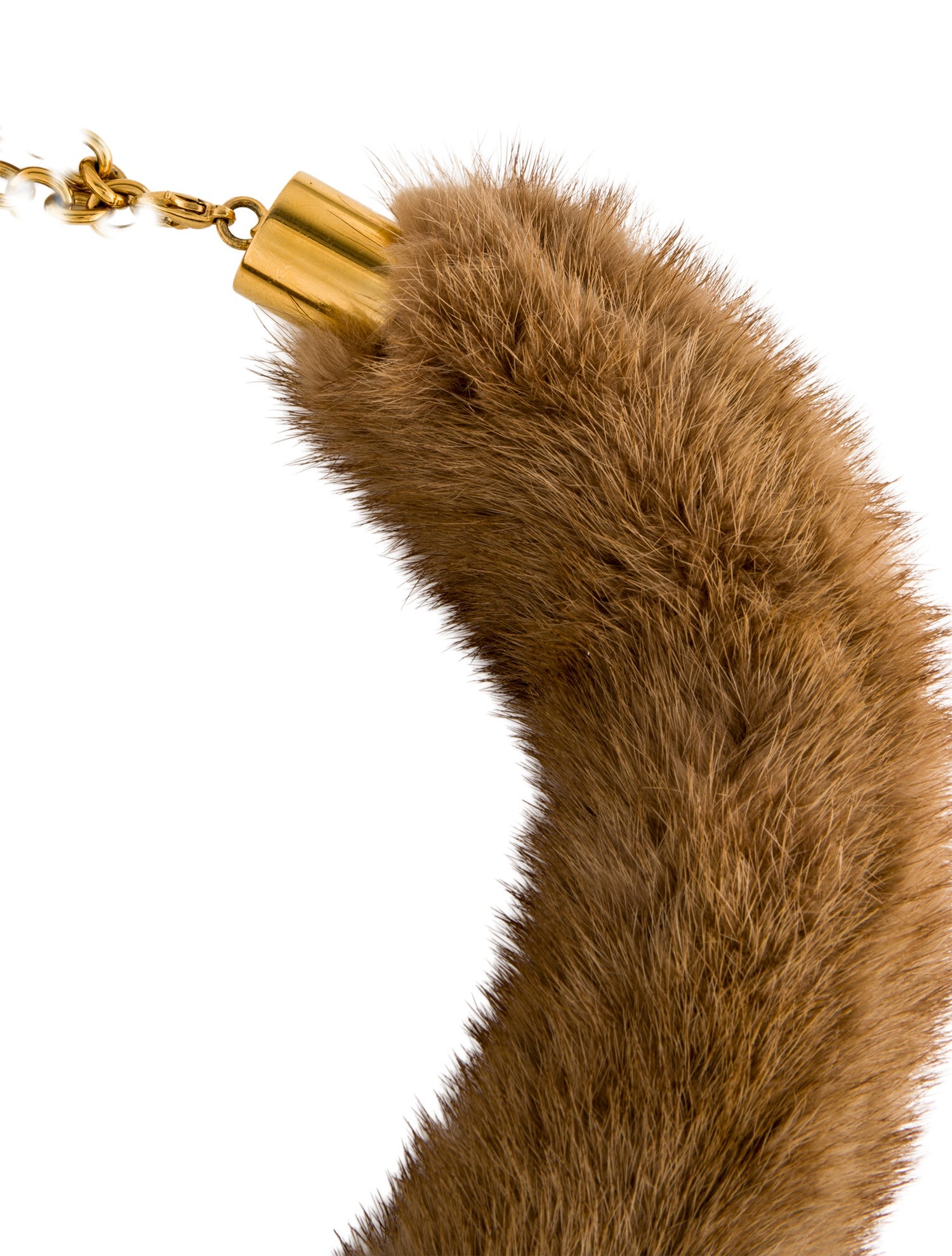 Marni Fur Collar Necklace