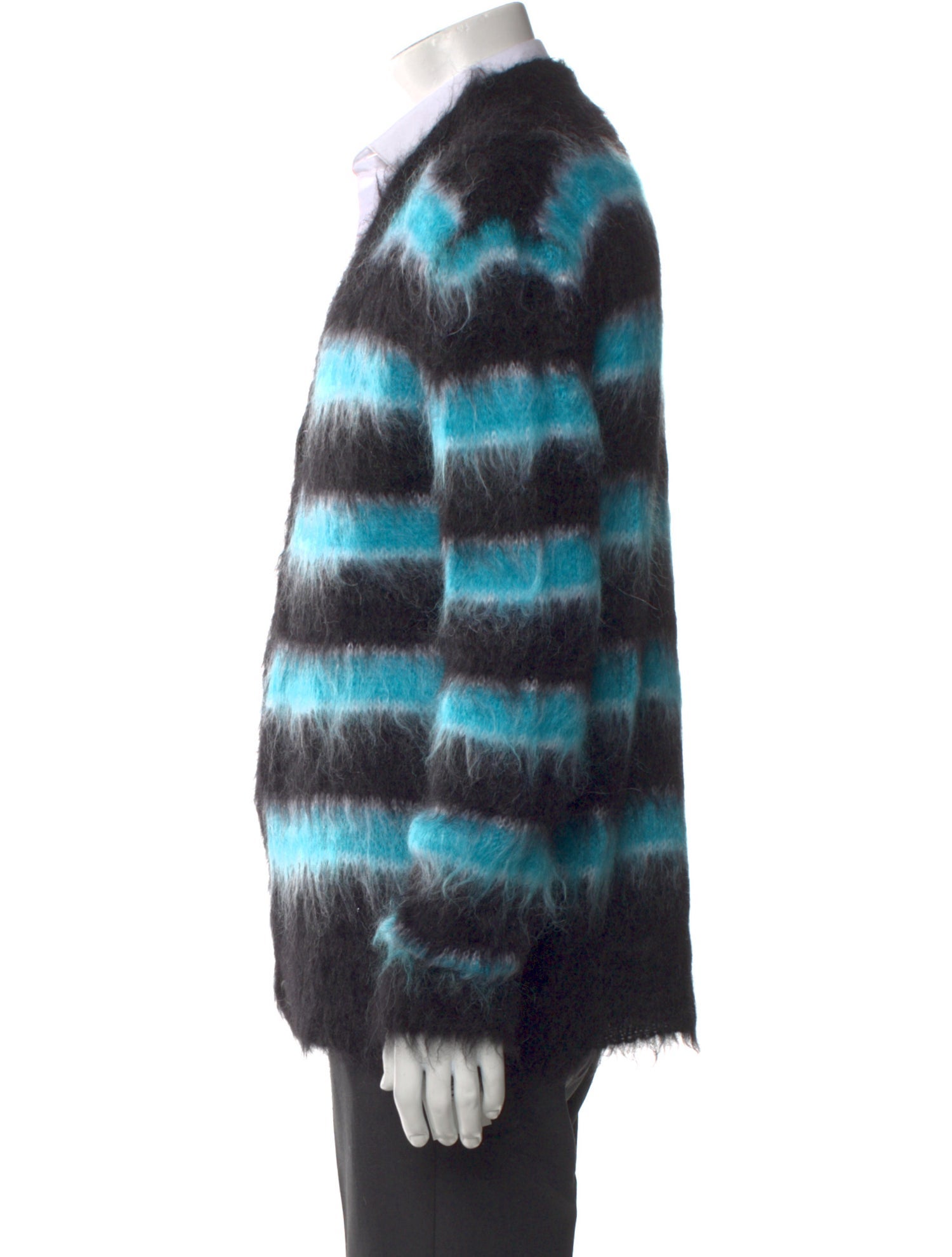 Marni Mohair Striped Cardigan