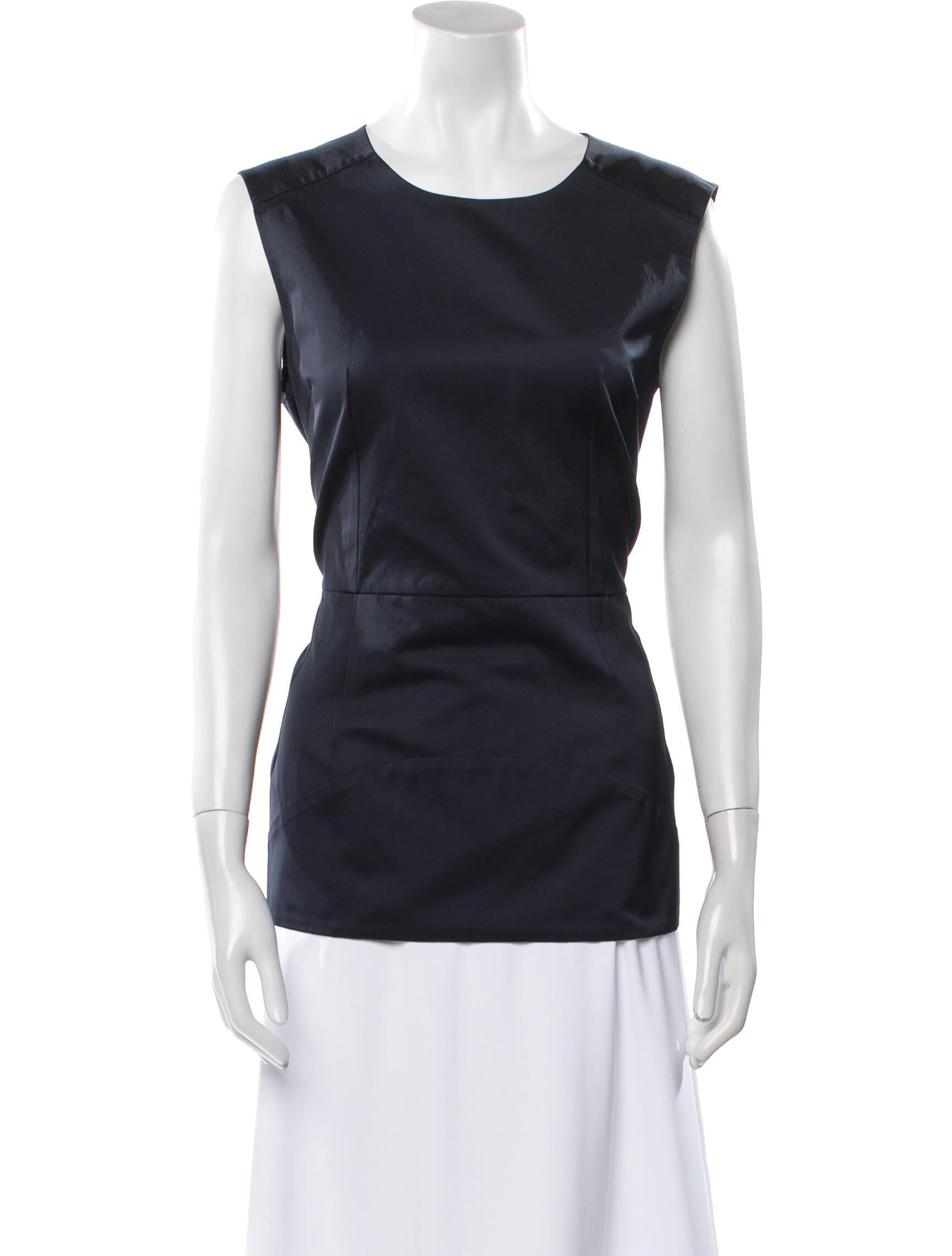Marni Bateau Neckline Sleeveless Top