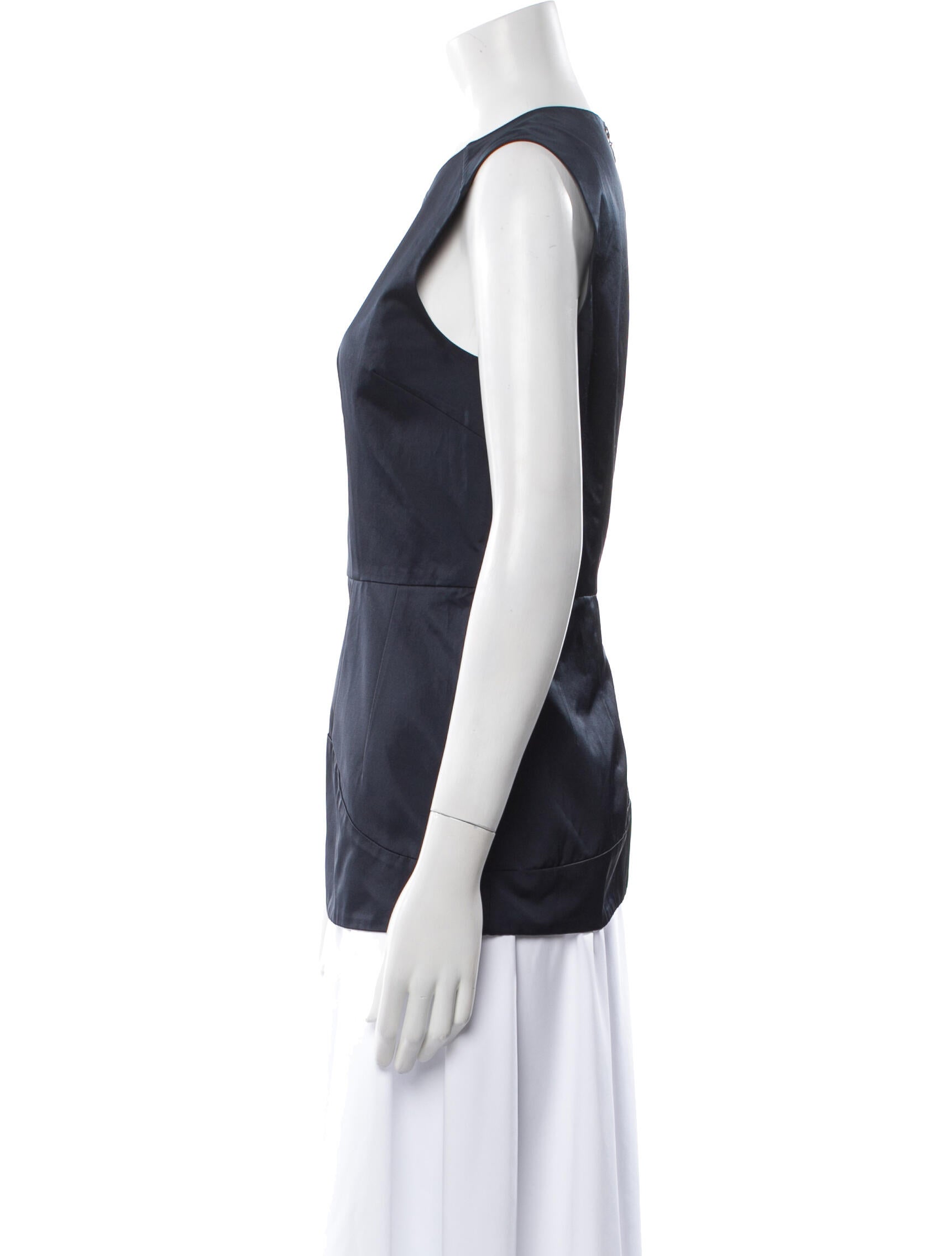Marni Bateau Neckline Sleeveless Top