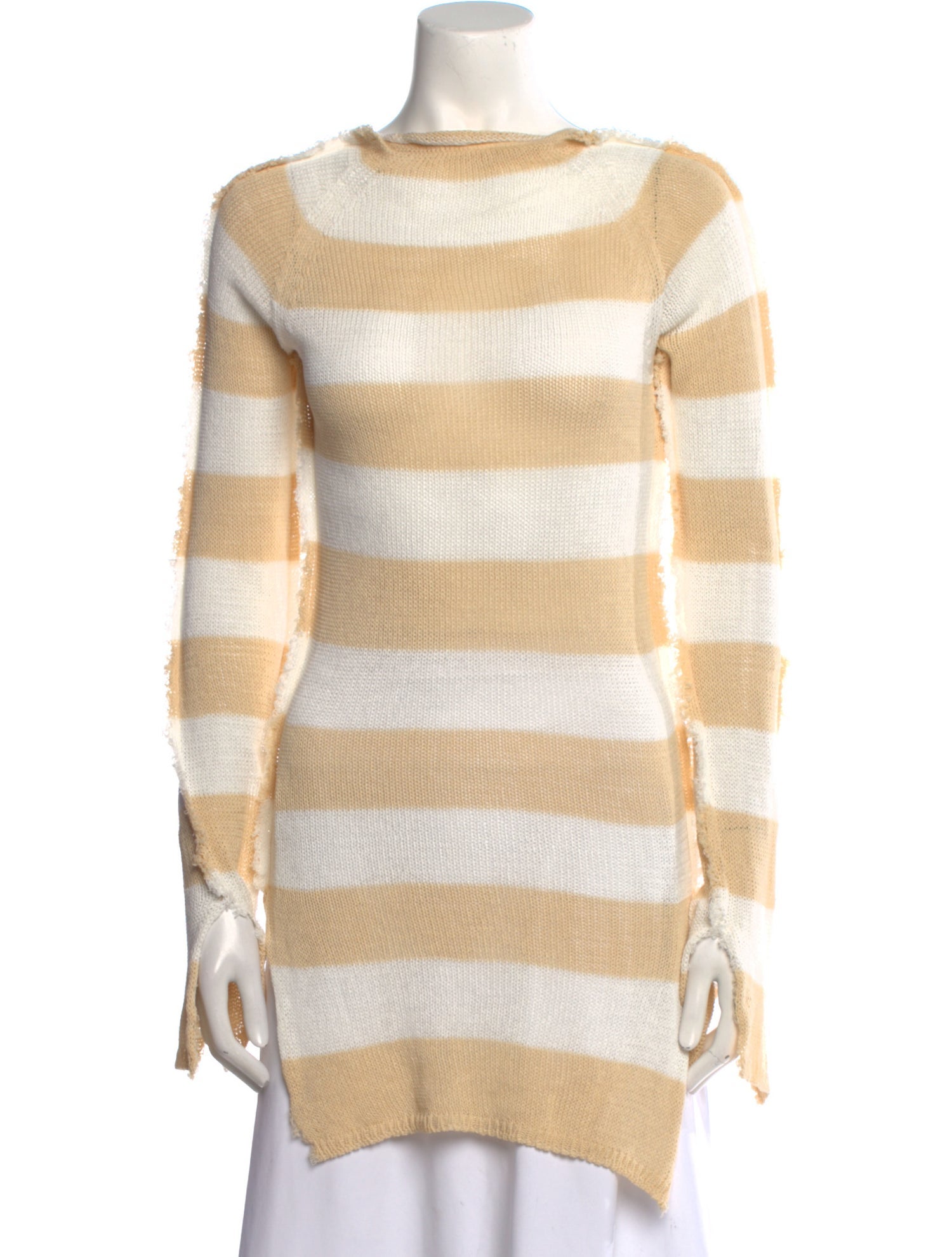 Marni Striped Bateau Neckline Sweater
