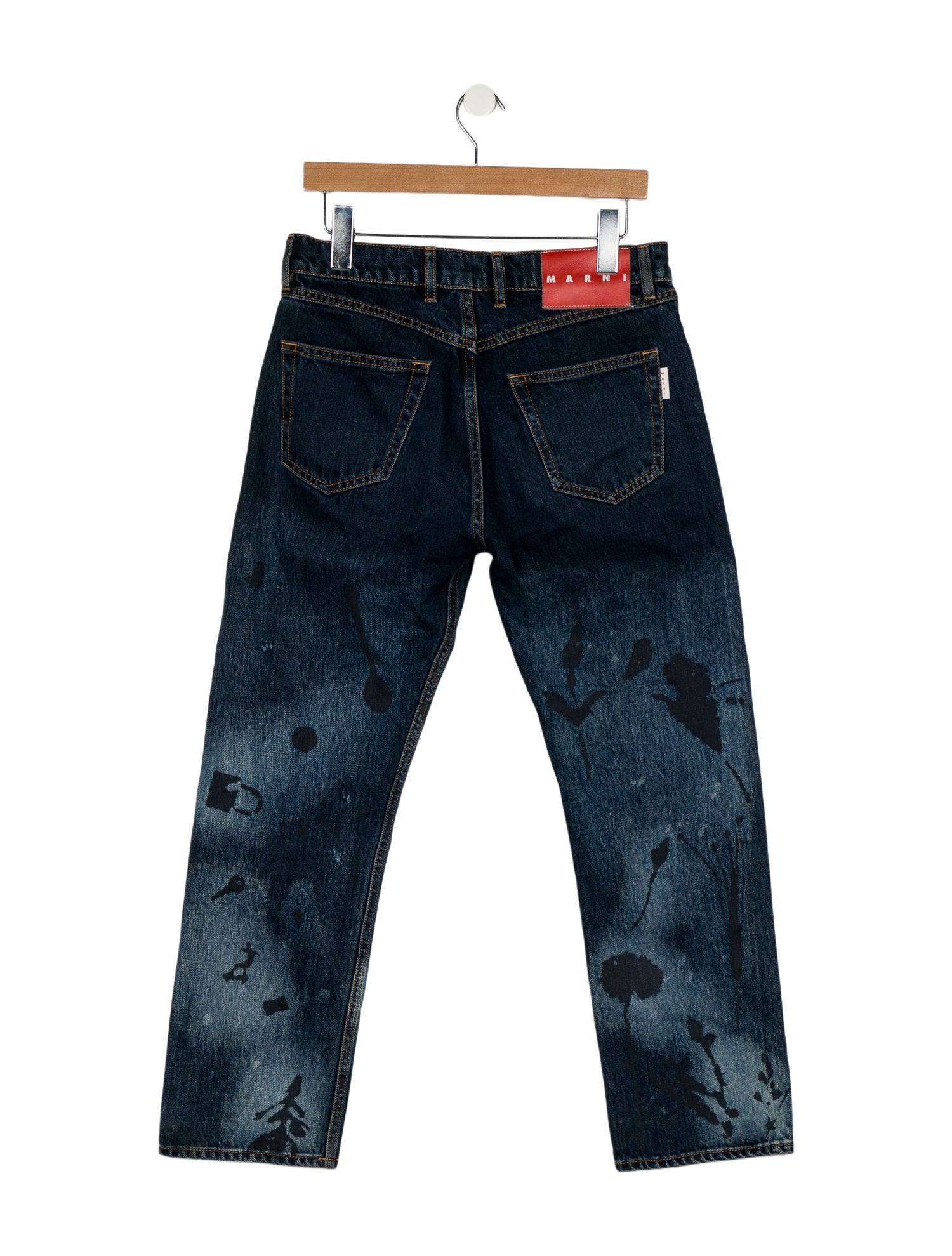 Marni Mid-Rise Straight Leg Jeans