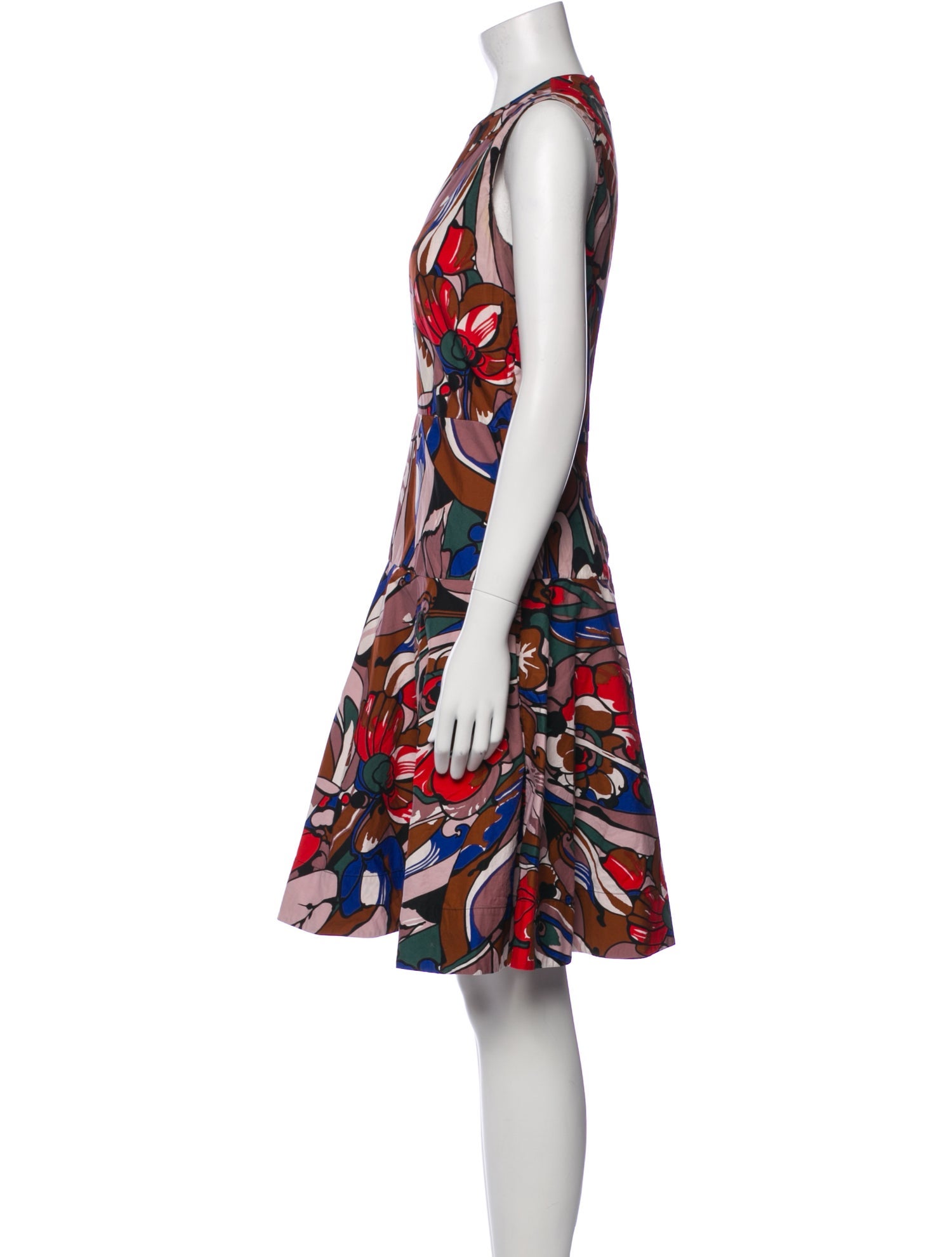 Marni Printed Knee-Length Dress