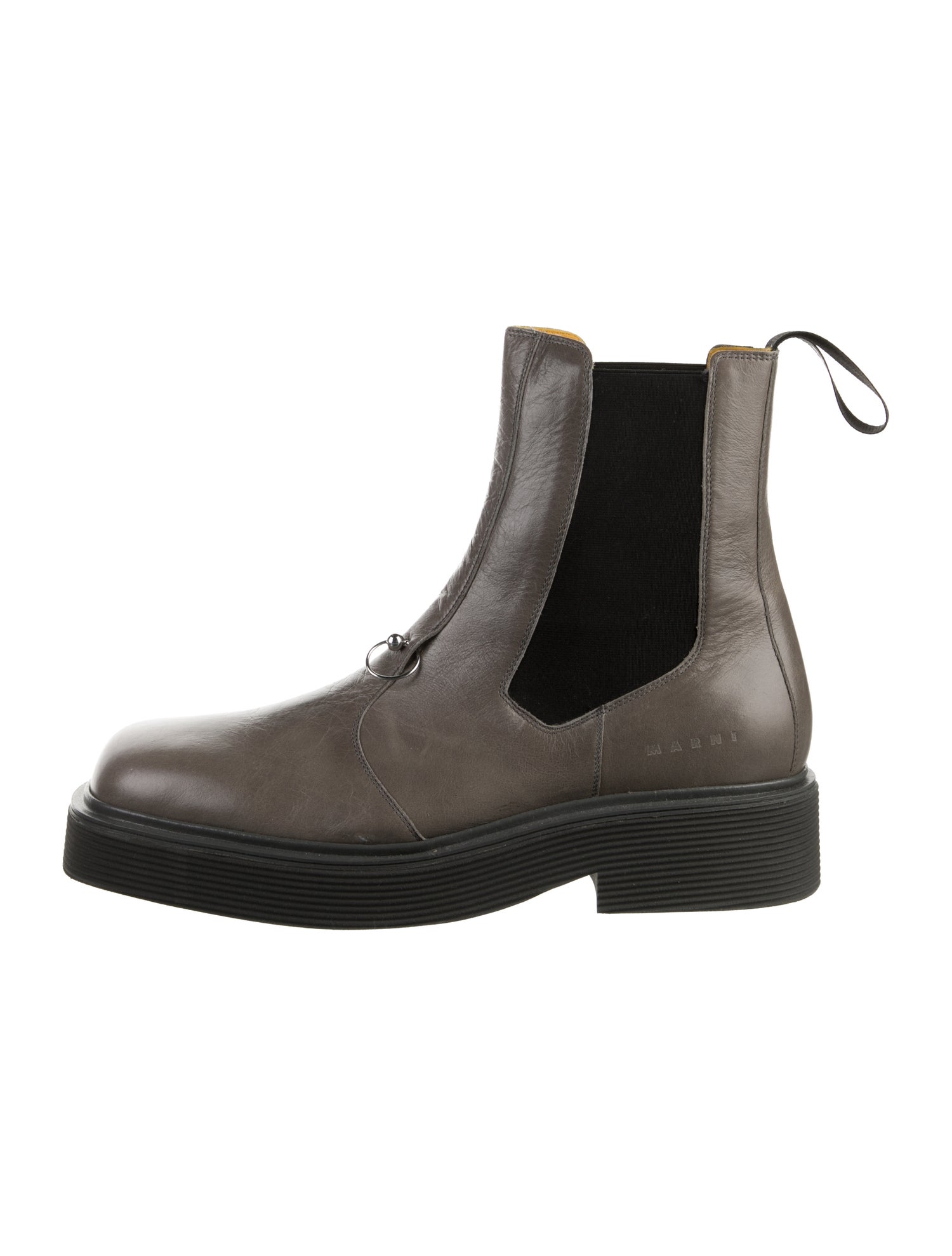 Marni Leather Chelsea Boots
