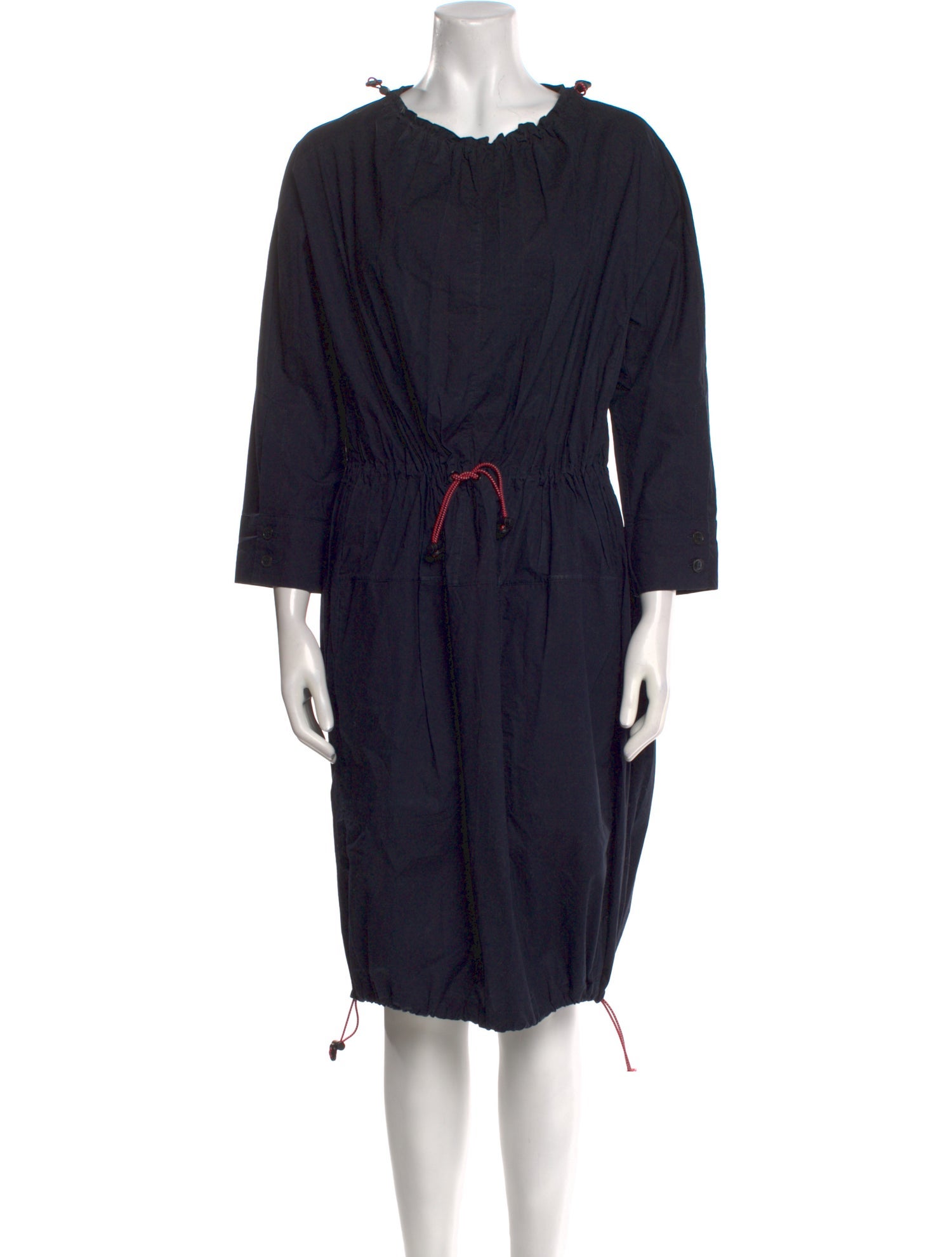 Marni Scoop Neck Knee-Length Dress