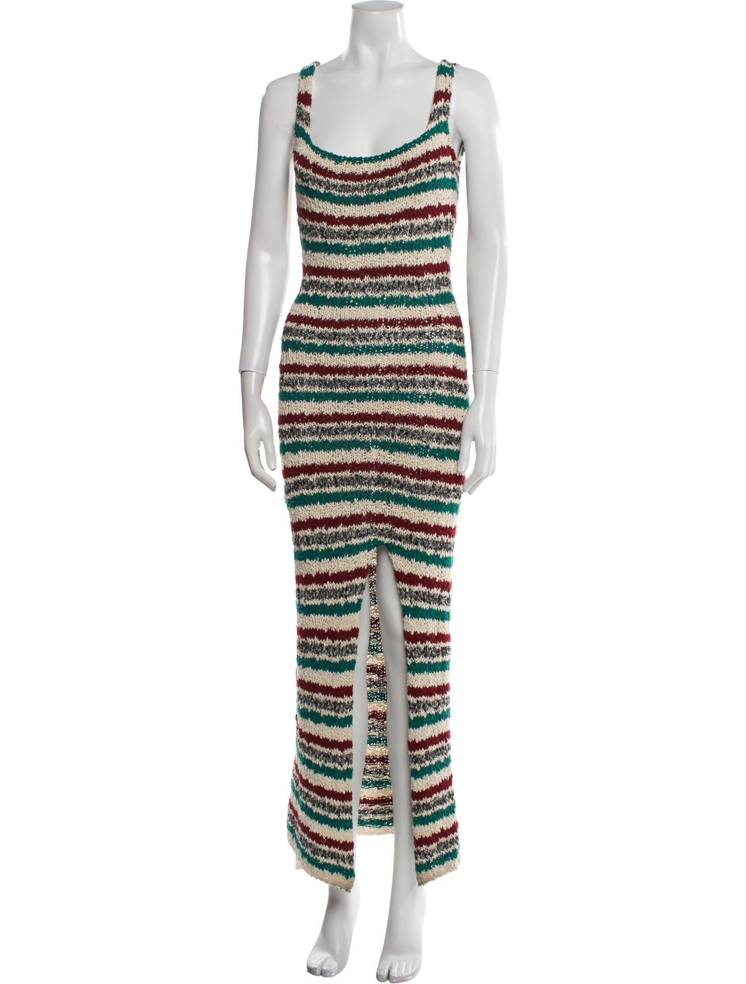 Marni Striped Long Dress