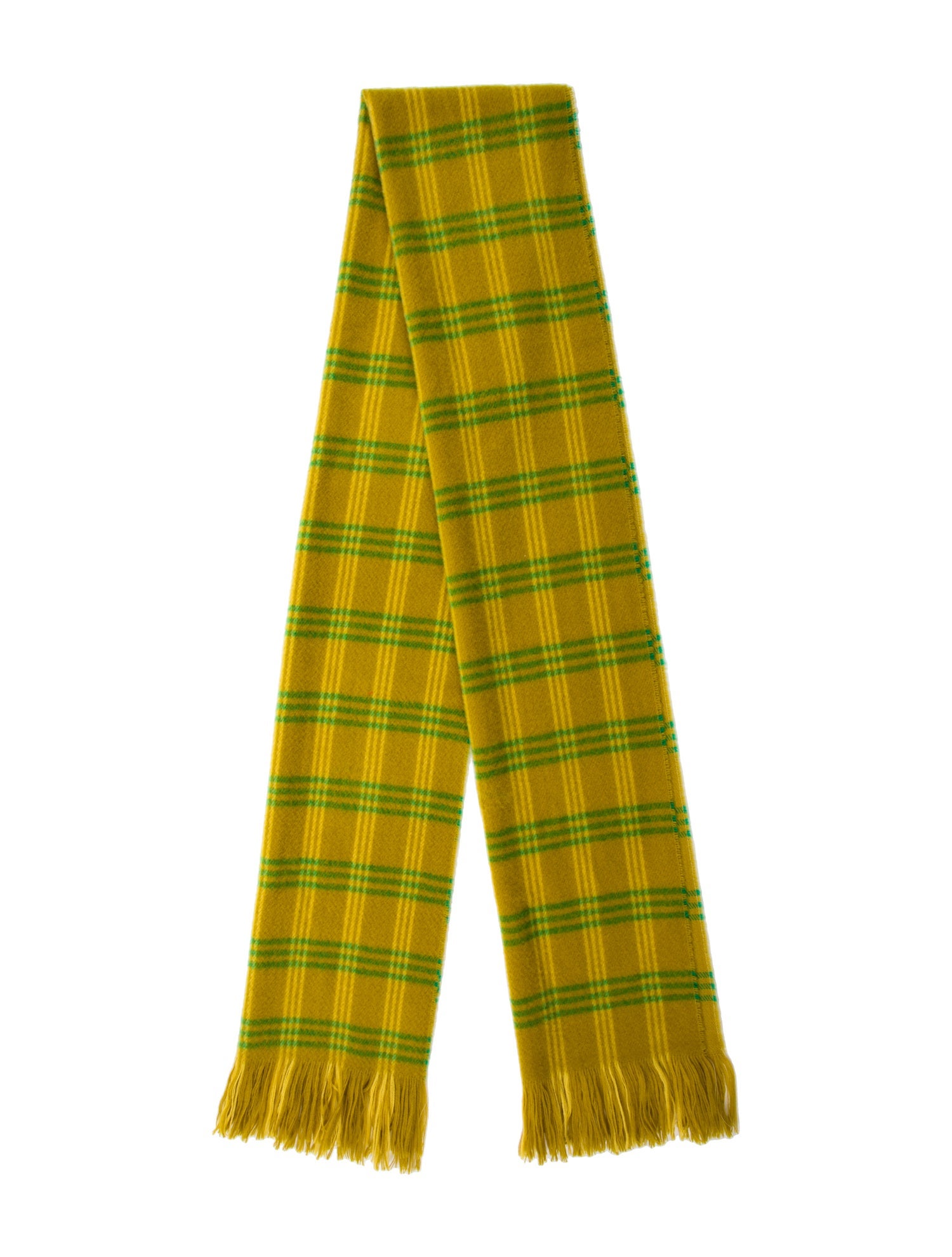 Marni Plaid Print Scarf