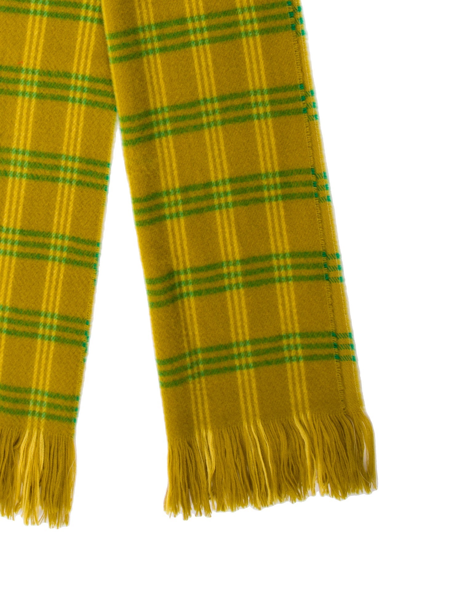 Marni Plaid Print Scarf