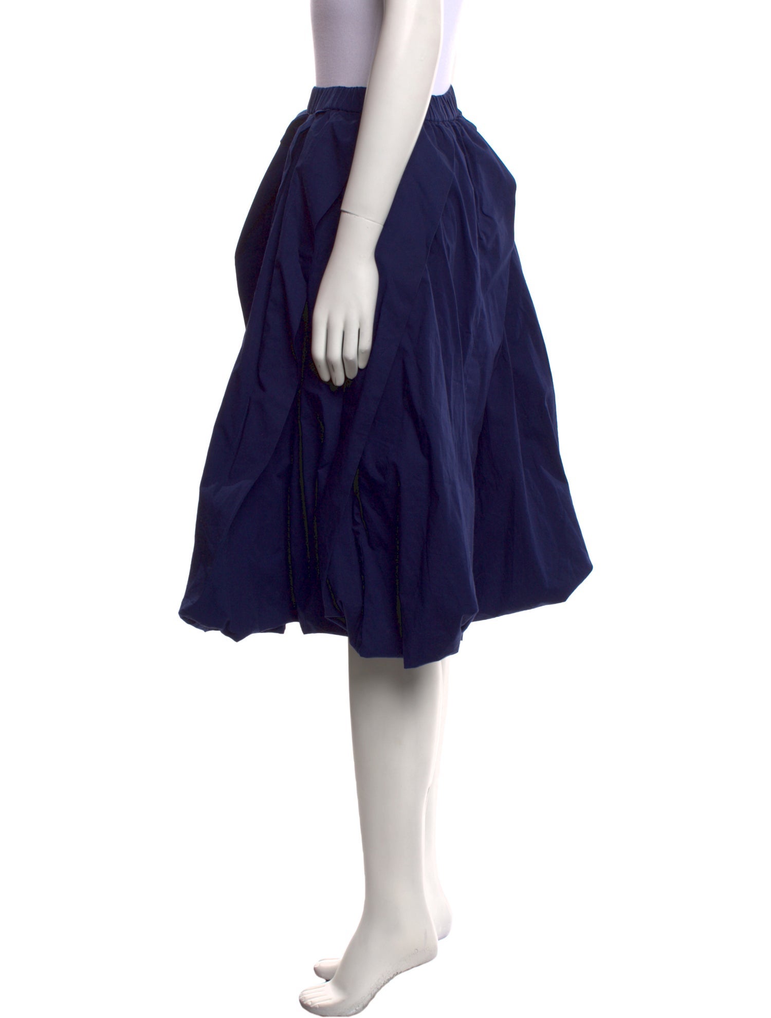 Marni Pleated Accents Knee-Length Skirt