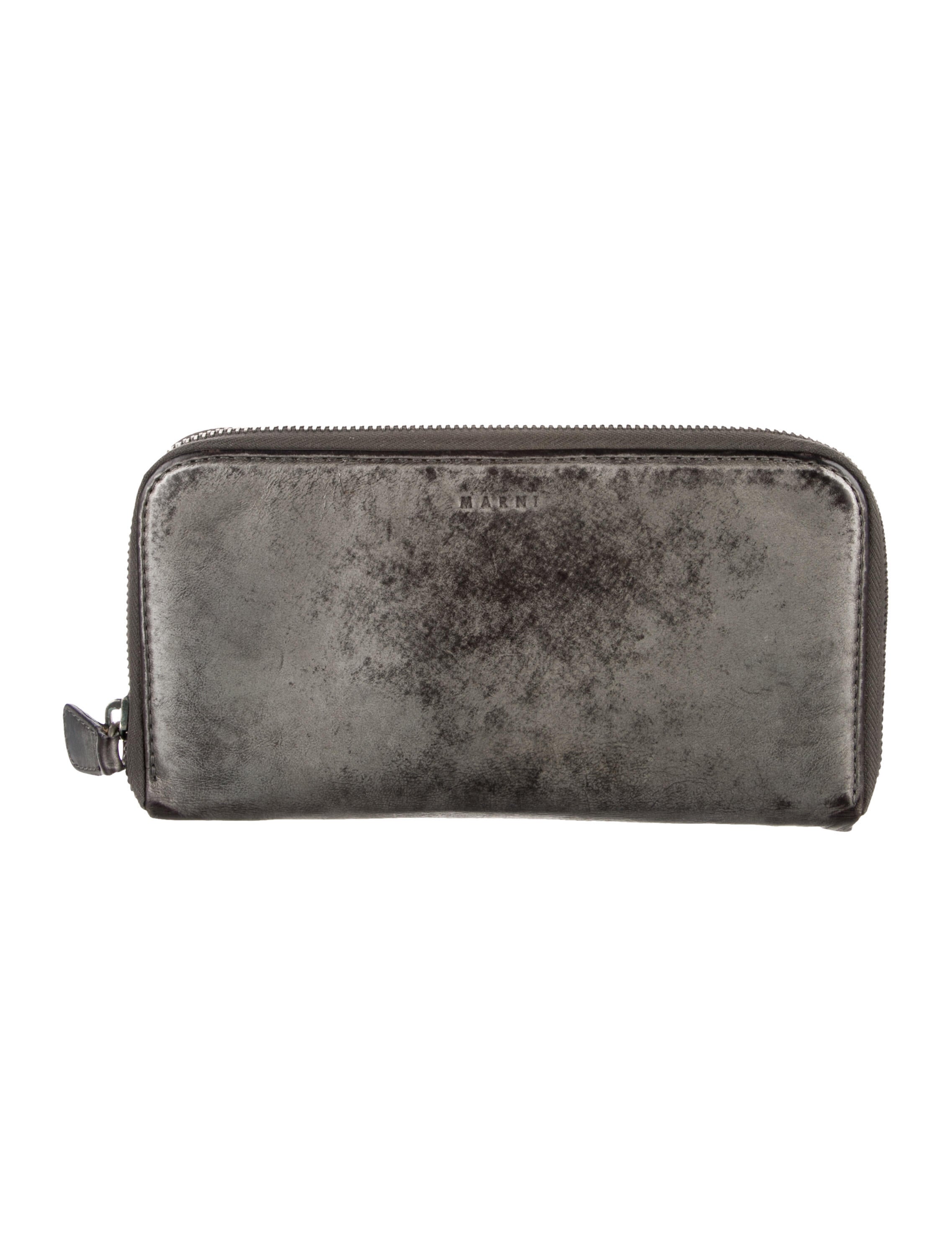 Marni Leather Continental Wallet