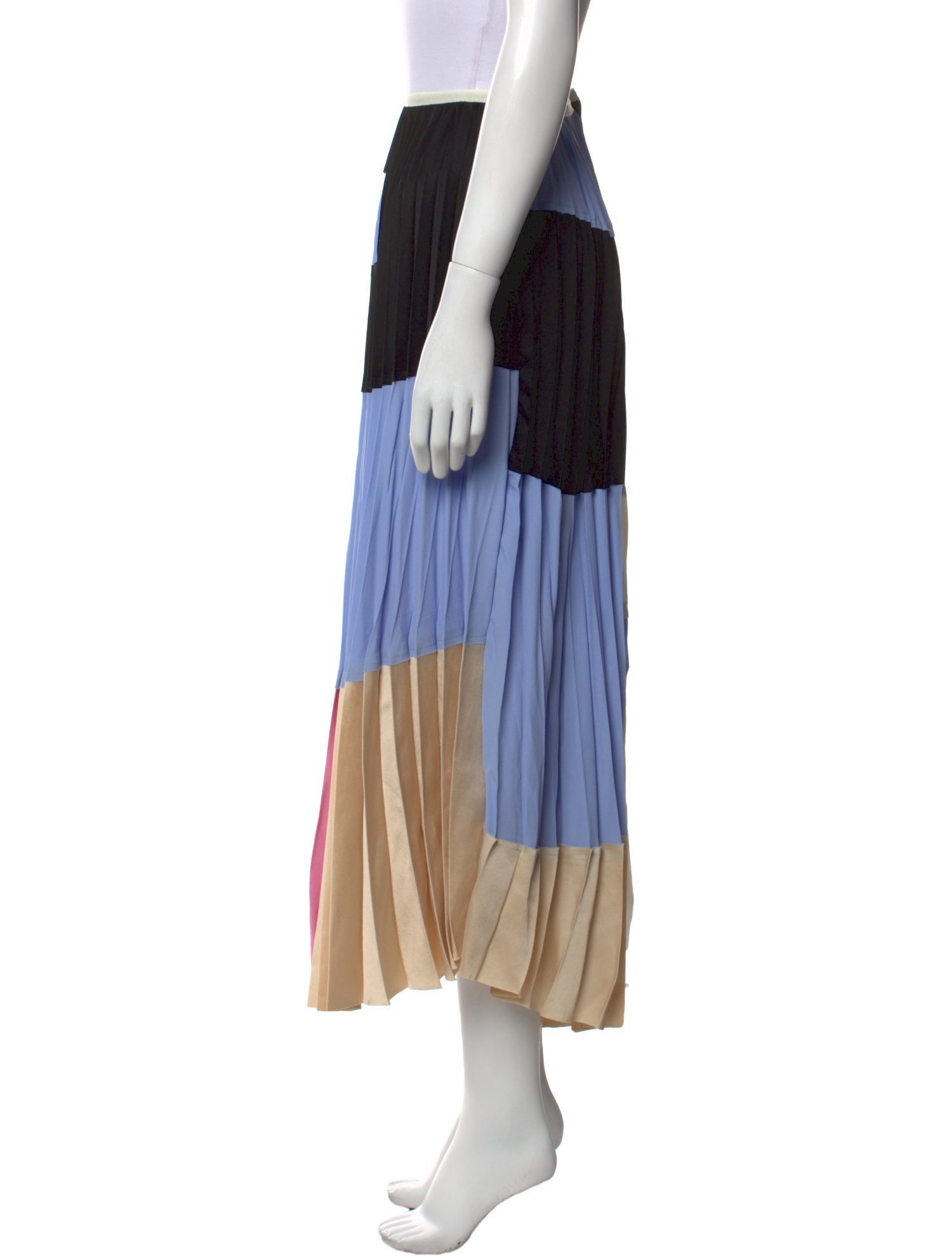 Marni Colorblock Pattern Midi Length Skirt