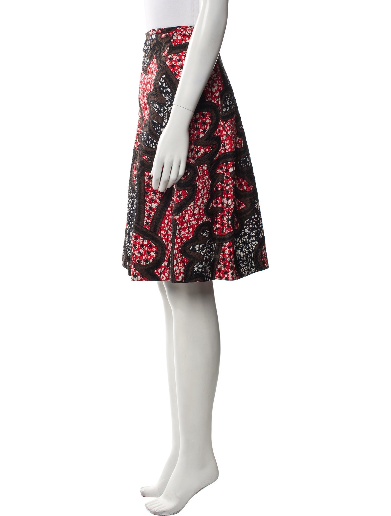 Marni Silk Knee-Length Skirt