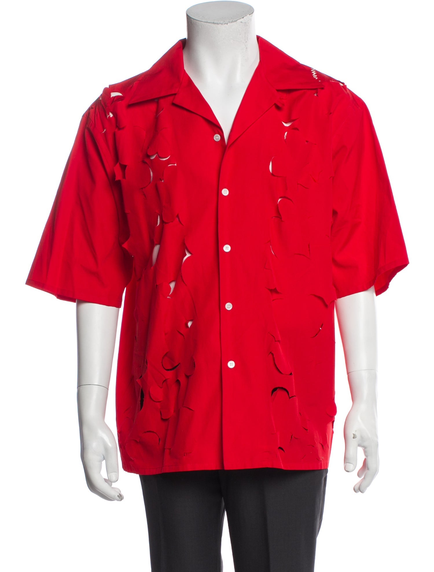 Marni Patterned Three-Quarter Sleeve Shirt