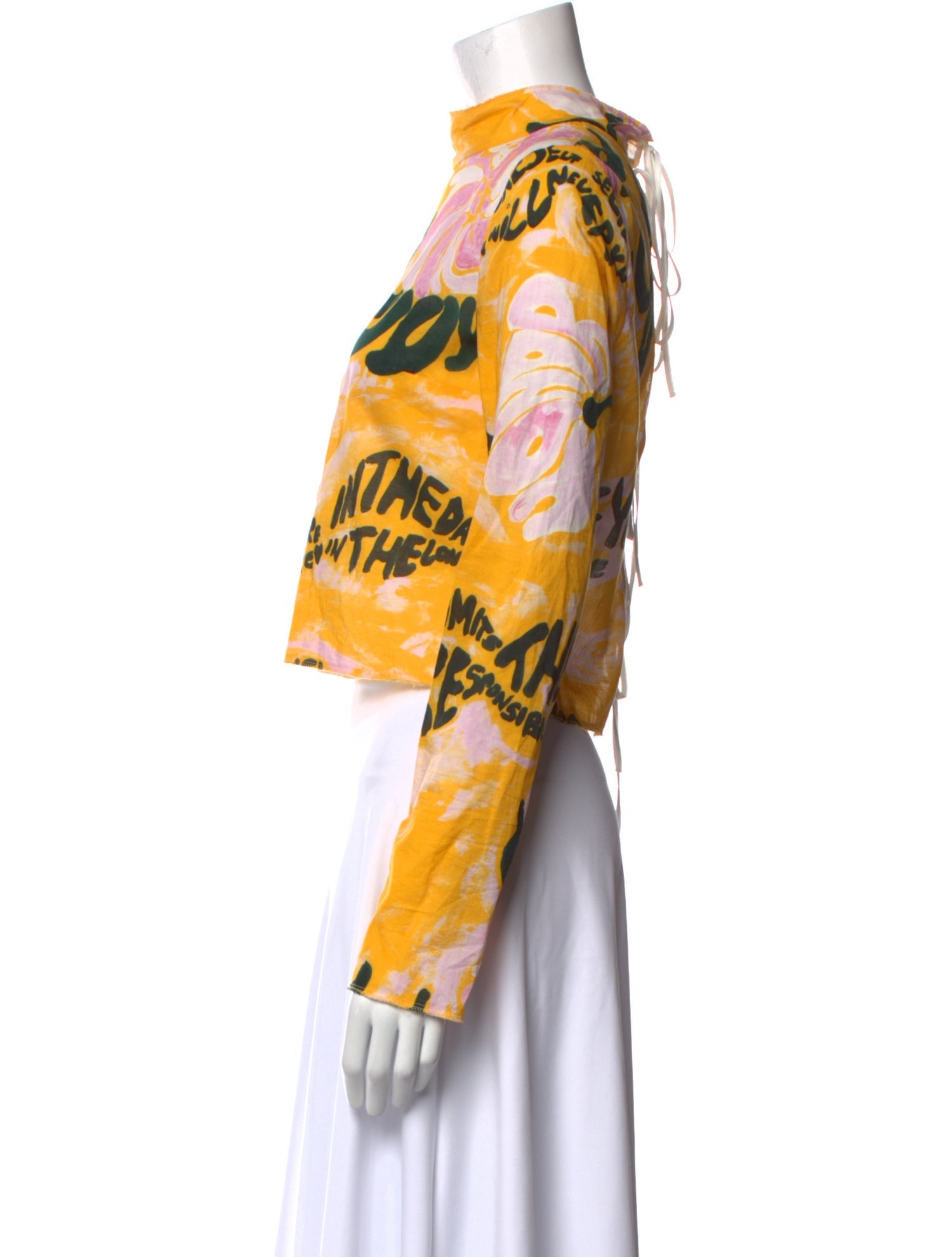 Marni Printed Mock Neck Top