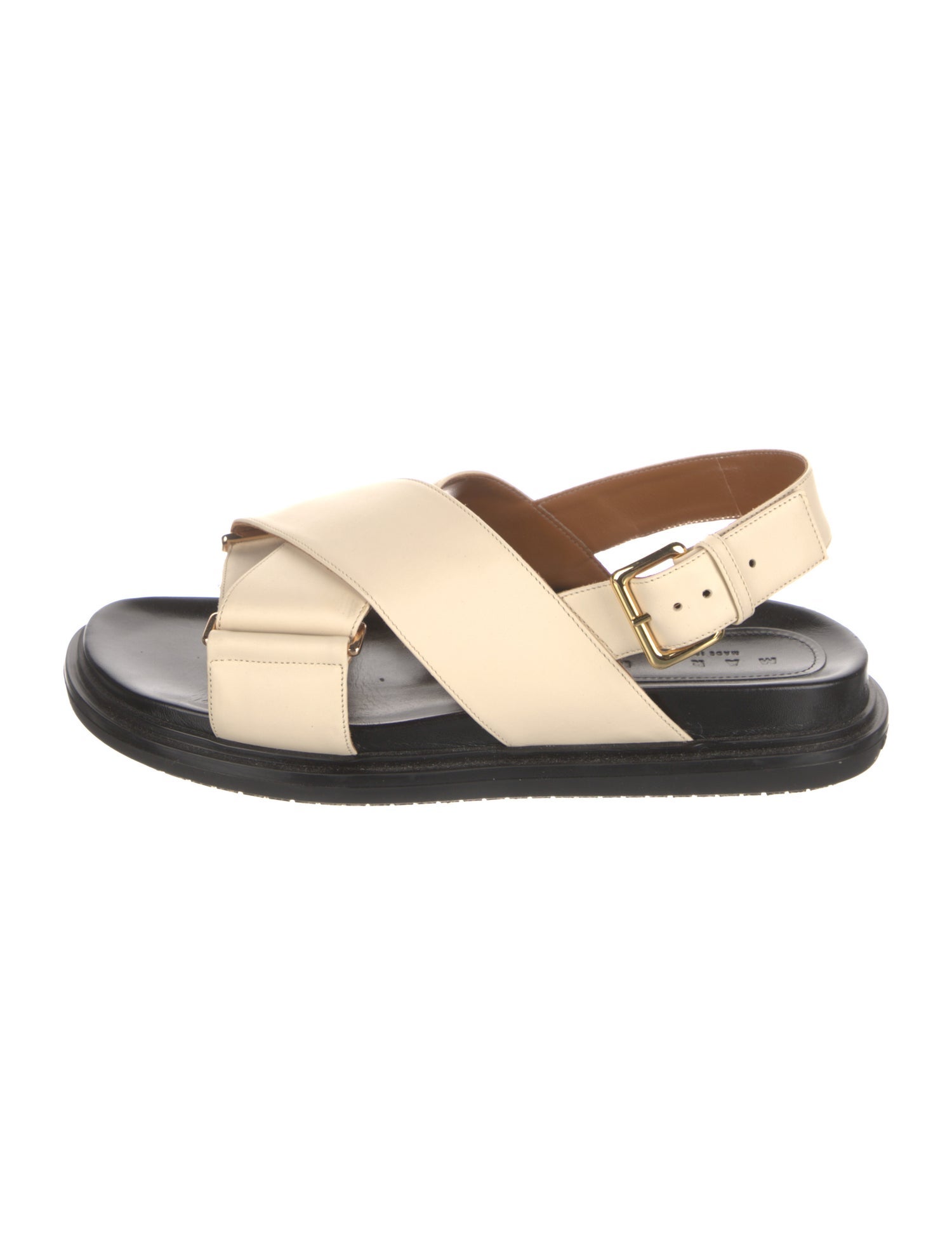 Marni Leather Slingback Sandals