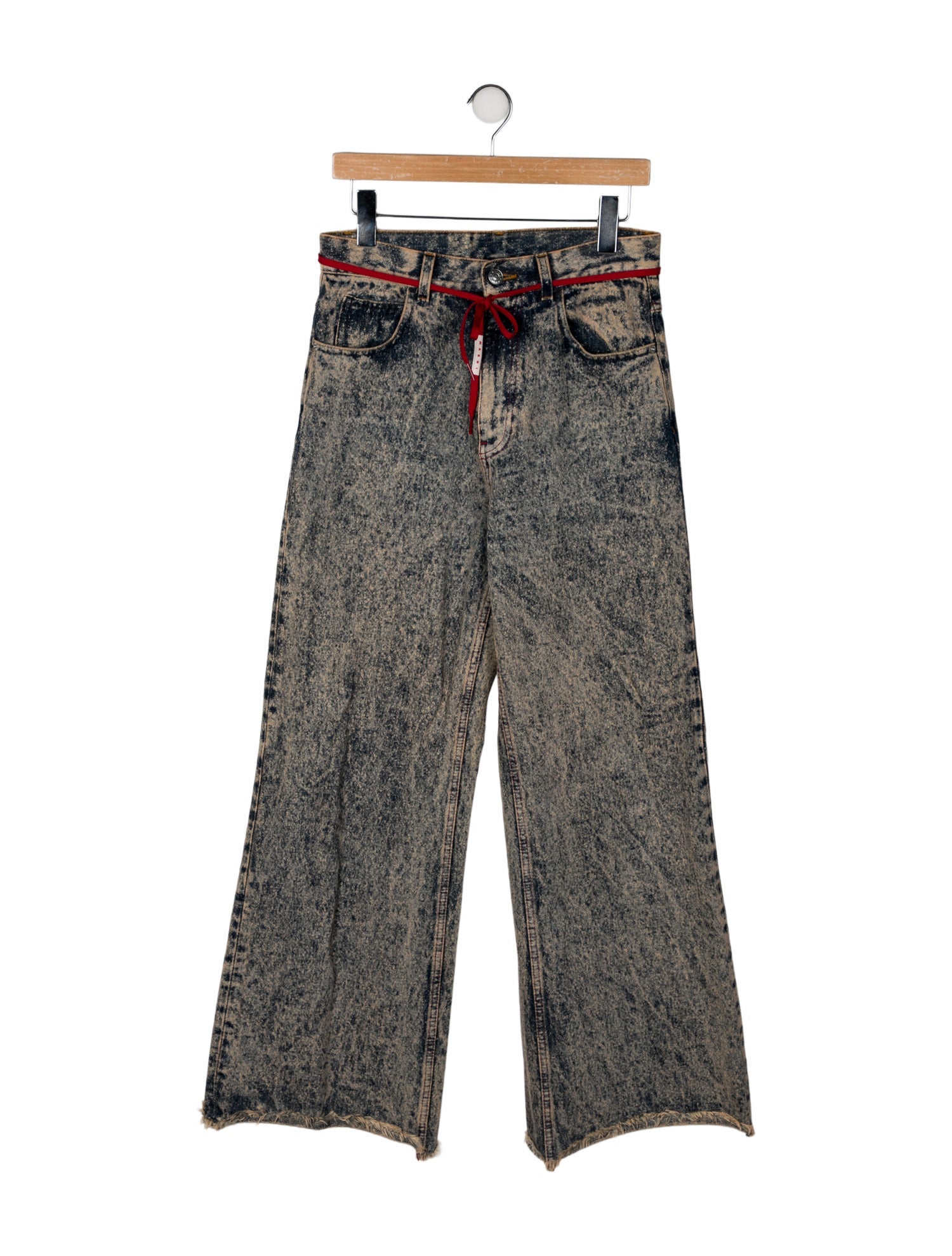 Marni High-Rise Wide Leg Jeans