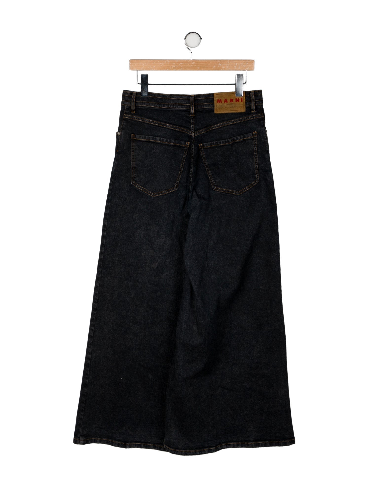 Marni High-Rise Wide Leg Jeans