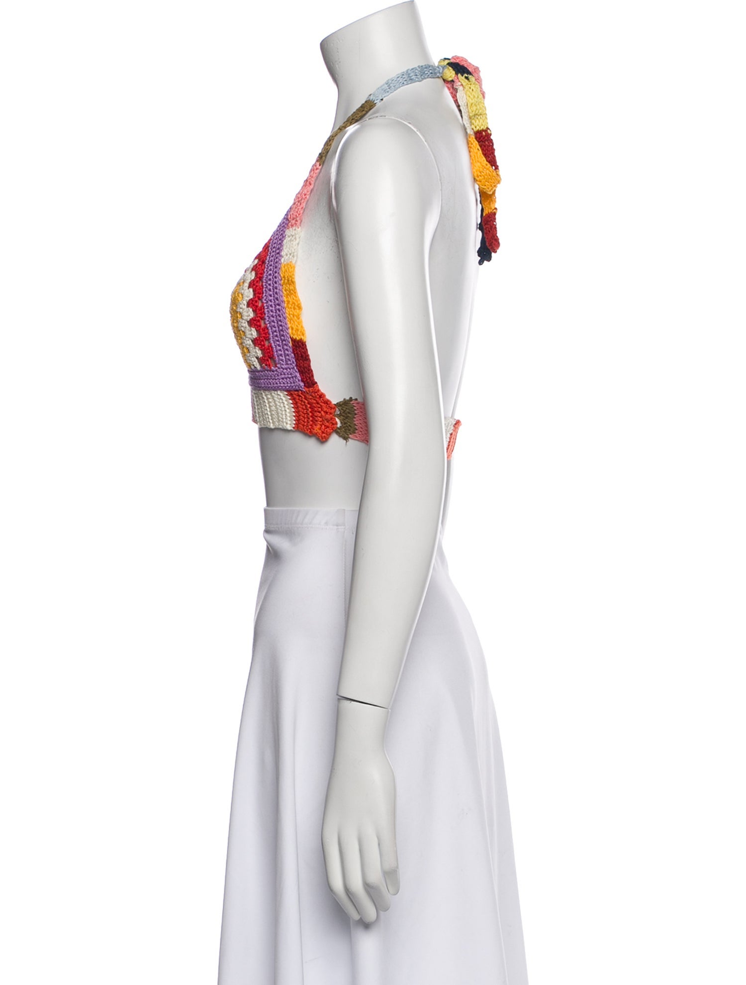 Marni Printed Halterneck Crop Top