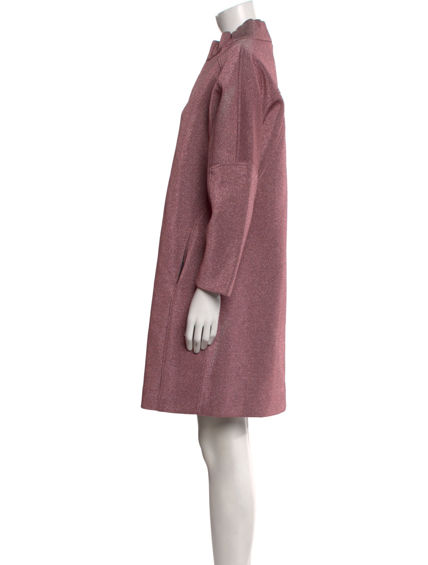 Marni Mock Neck Knee-Length Dress