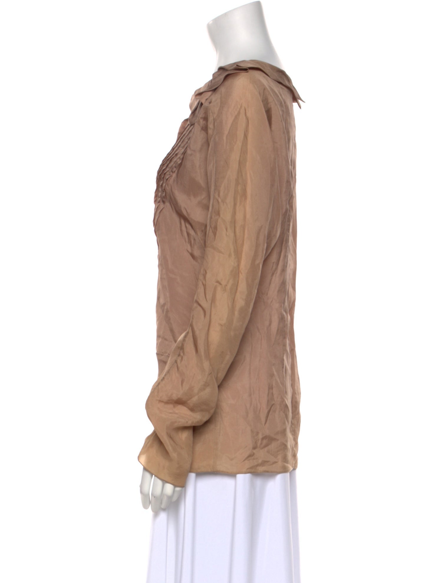 Marni Long Sleeve Button-Up Top