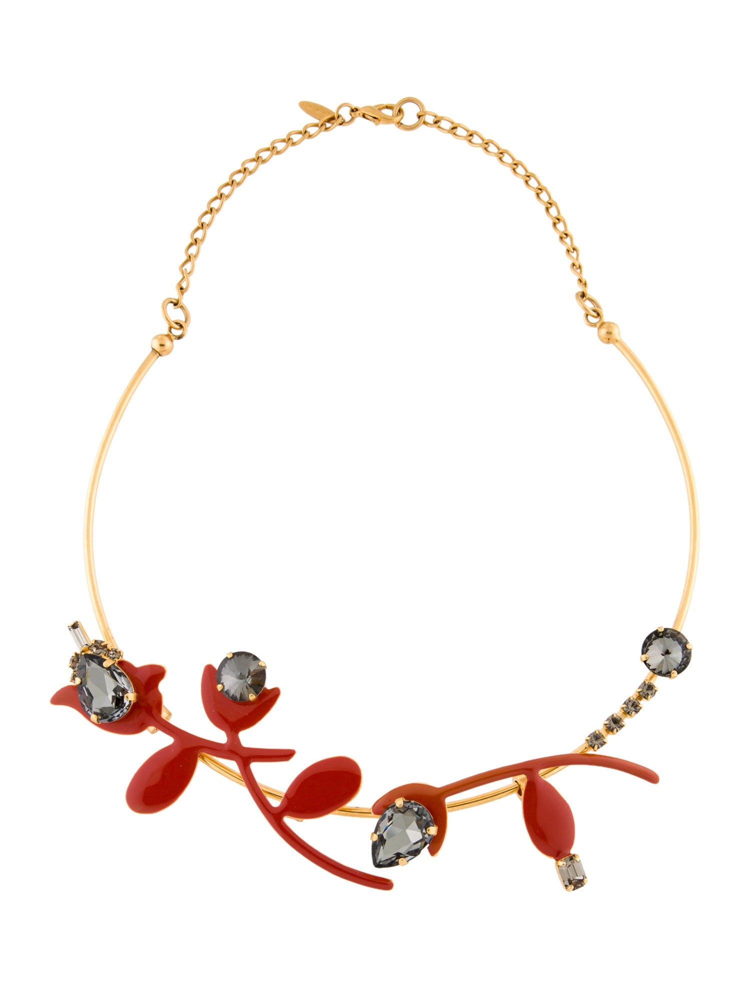 Marni Crystal & Enamel Choker Necklace