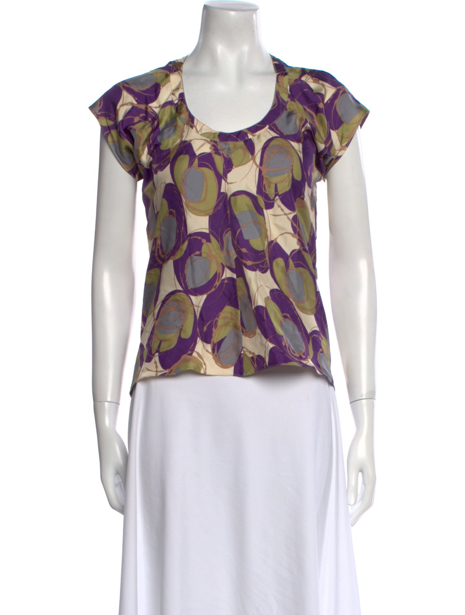 Marni Silk Printed T-Shirt