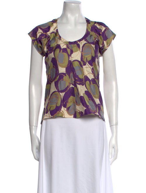 Marni Silk Printed T-Shirt