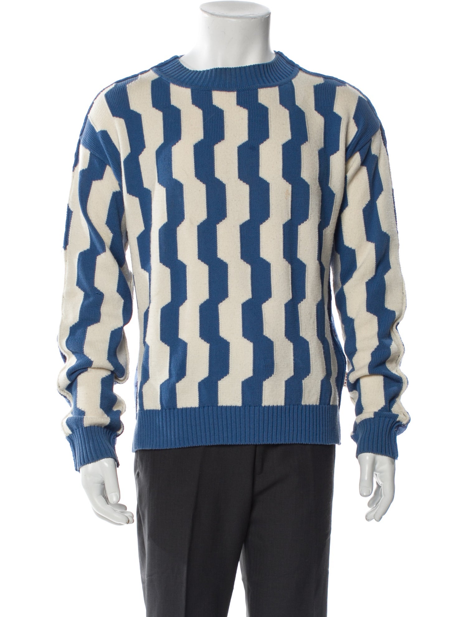 Marni Virgin Wool Striped Pullover