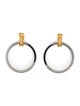 Marni Resin Hoop Drop Clip-On Earrings