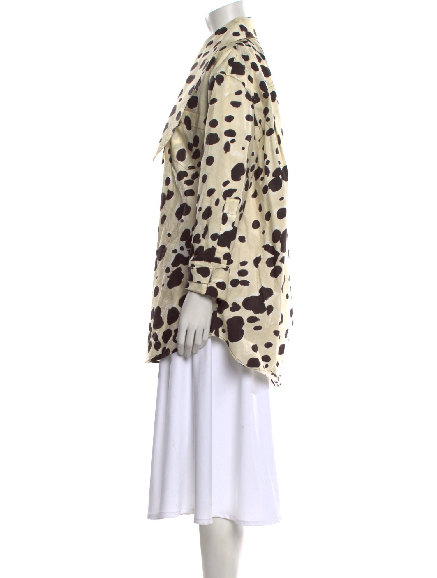 Marni Animal Print Long Sleeve Tunic