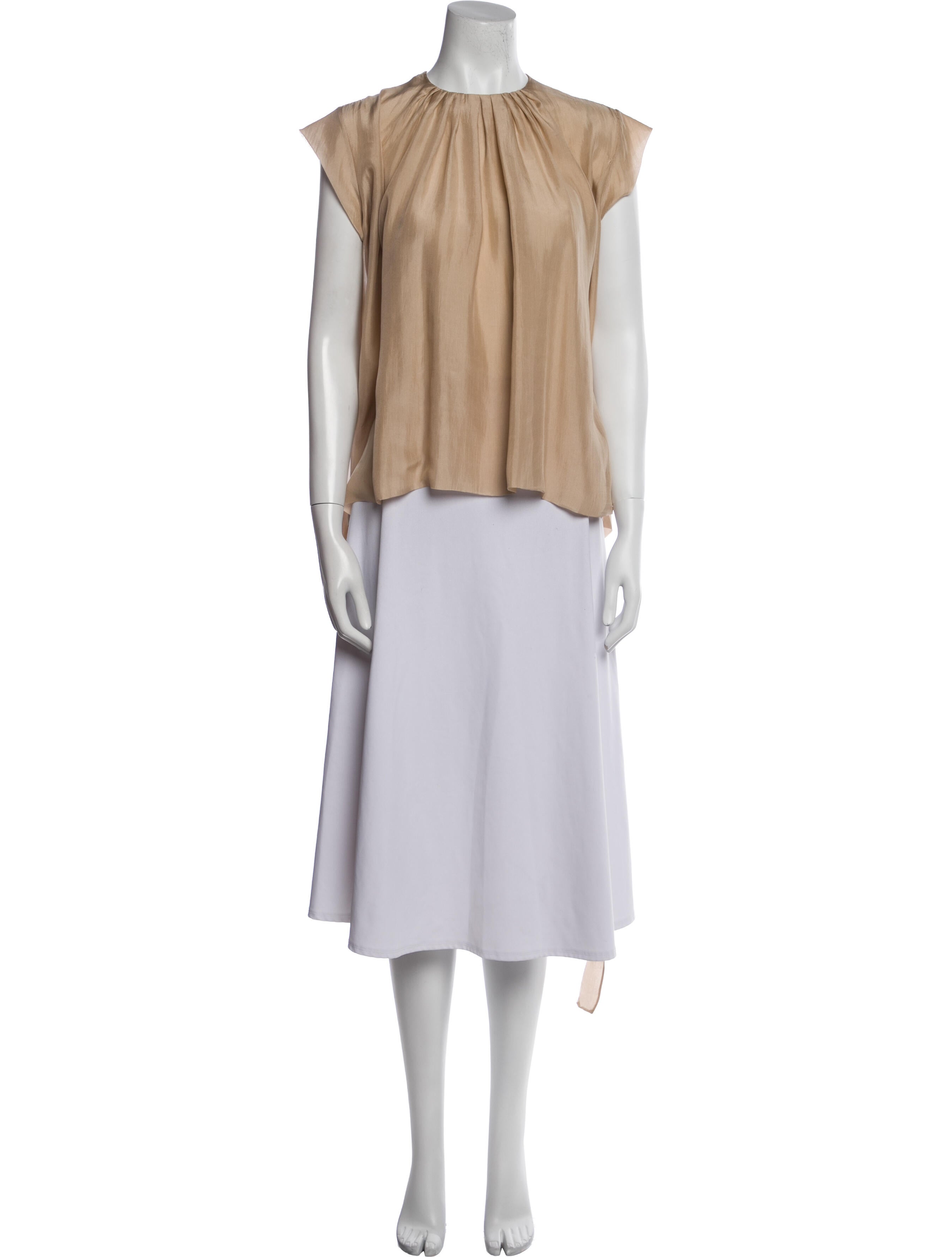 Marni Mock Neck Short Sleeve Tunic