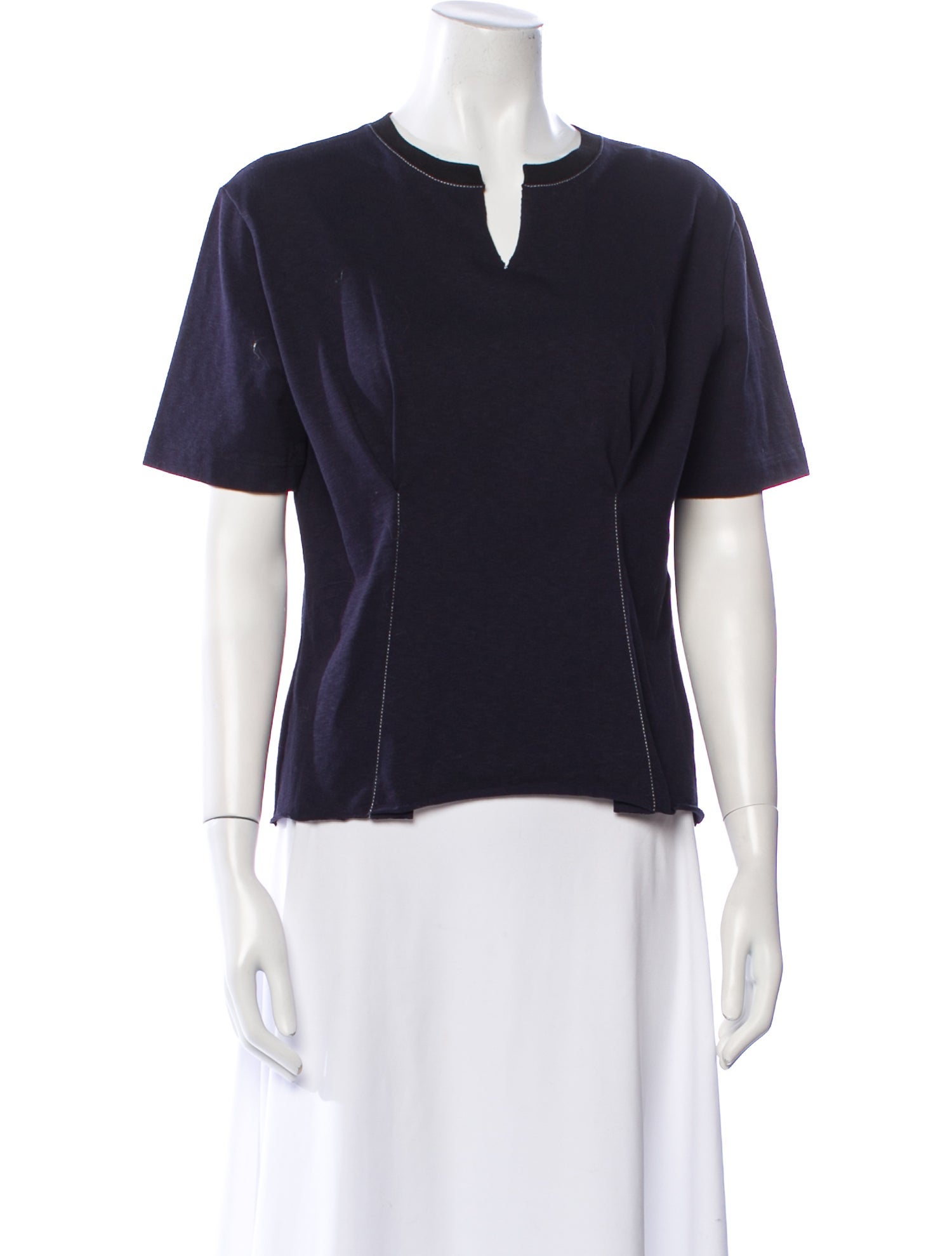 Marni V-Neck Short Sleeve T-Shirt